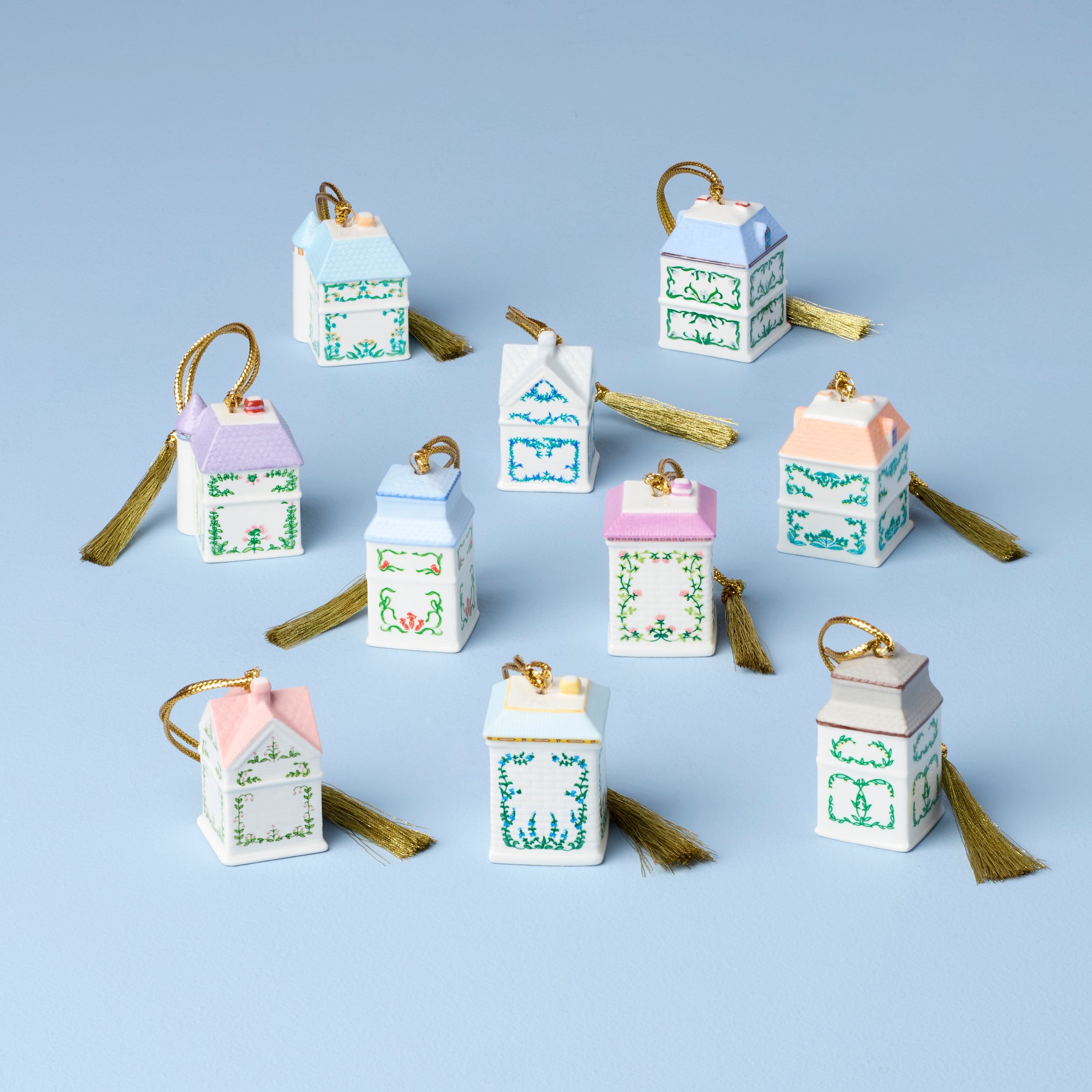 Alternative view of Lenox Spice Village 10 Piece Mini Ornament Set