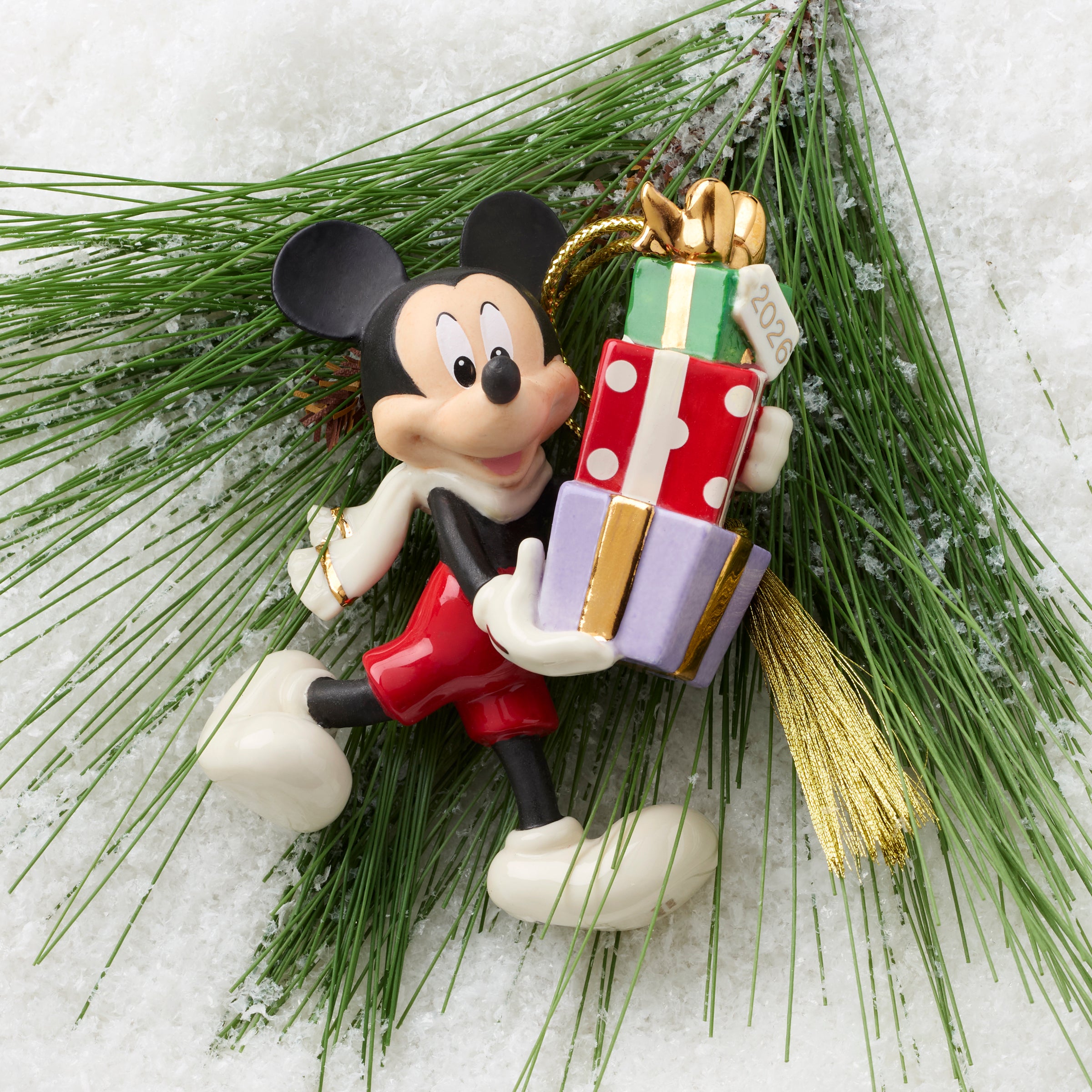 Alternative view of 2026 Mickey's Gifts Ornament