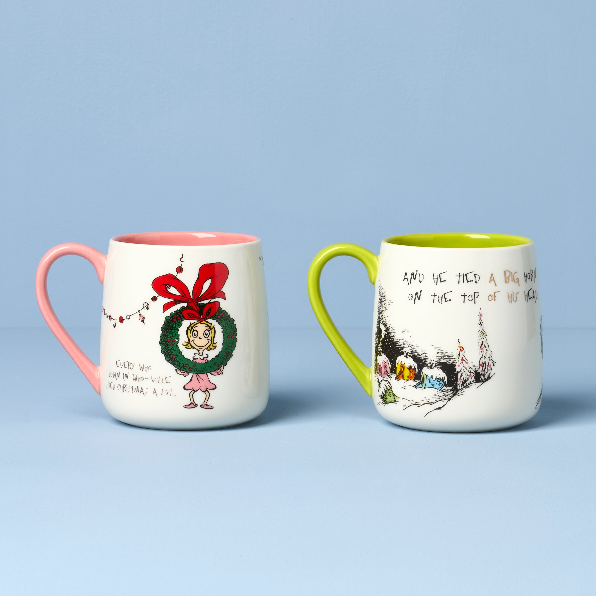 Who Ville Cindy Max Mugs   Set of 2