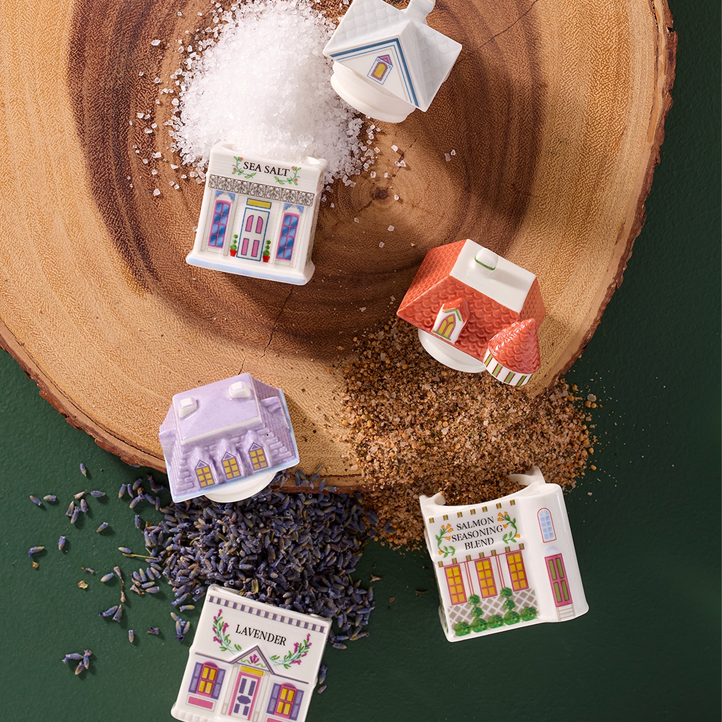 Lenox Spice Village 3 Piece West Coast Spice Jars Set - Image 4