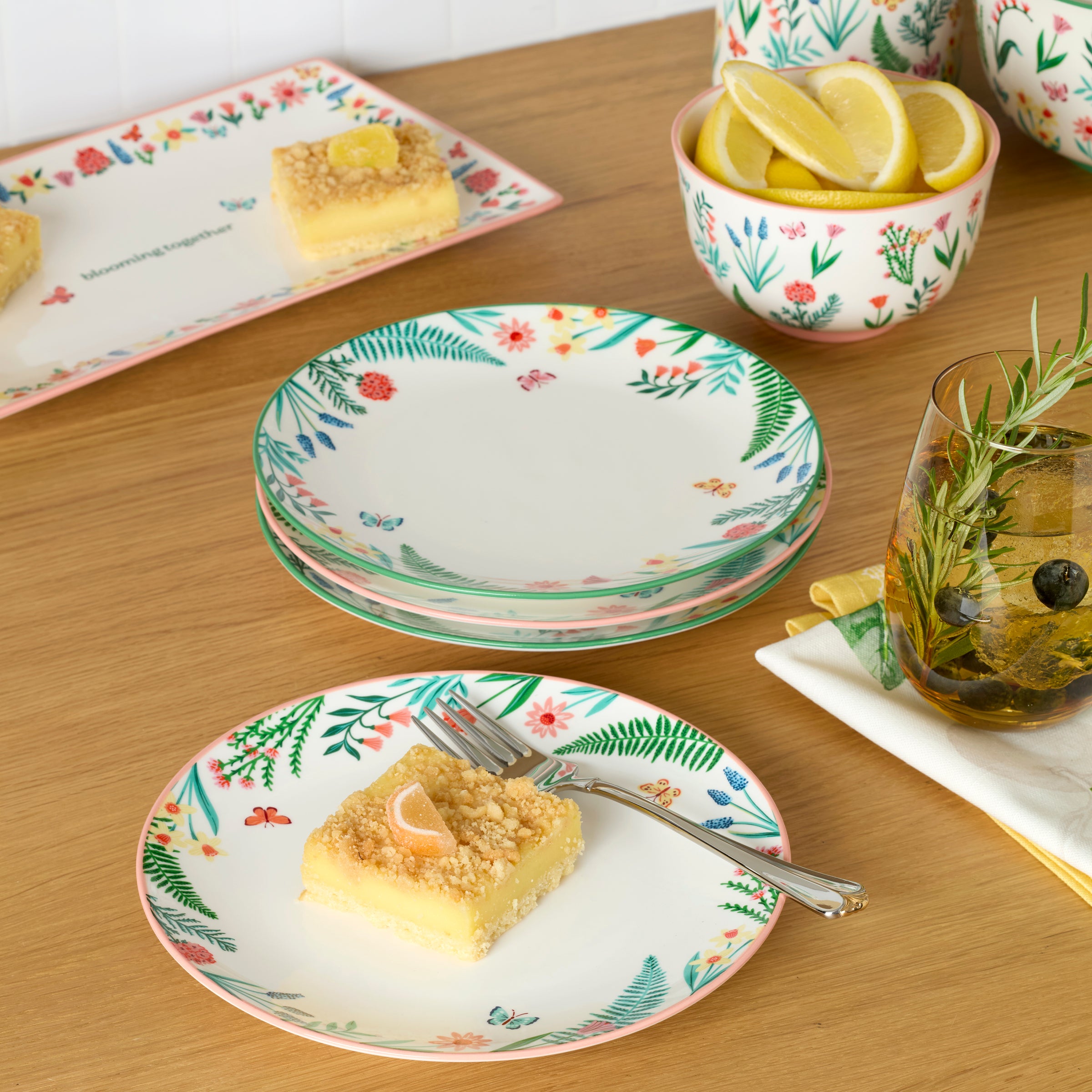 First Blooms Accent Plates Set of 4 - Image 3