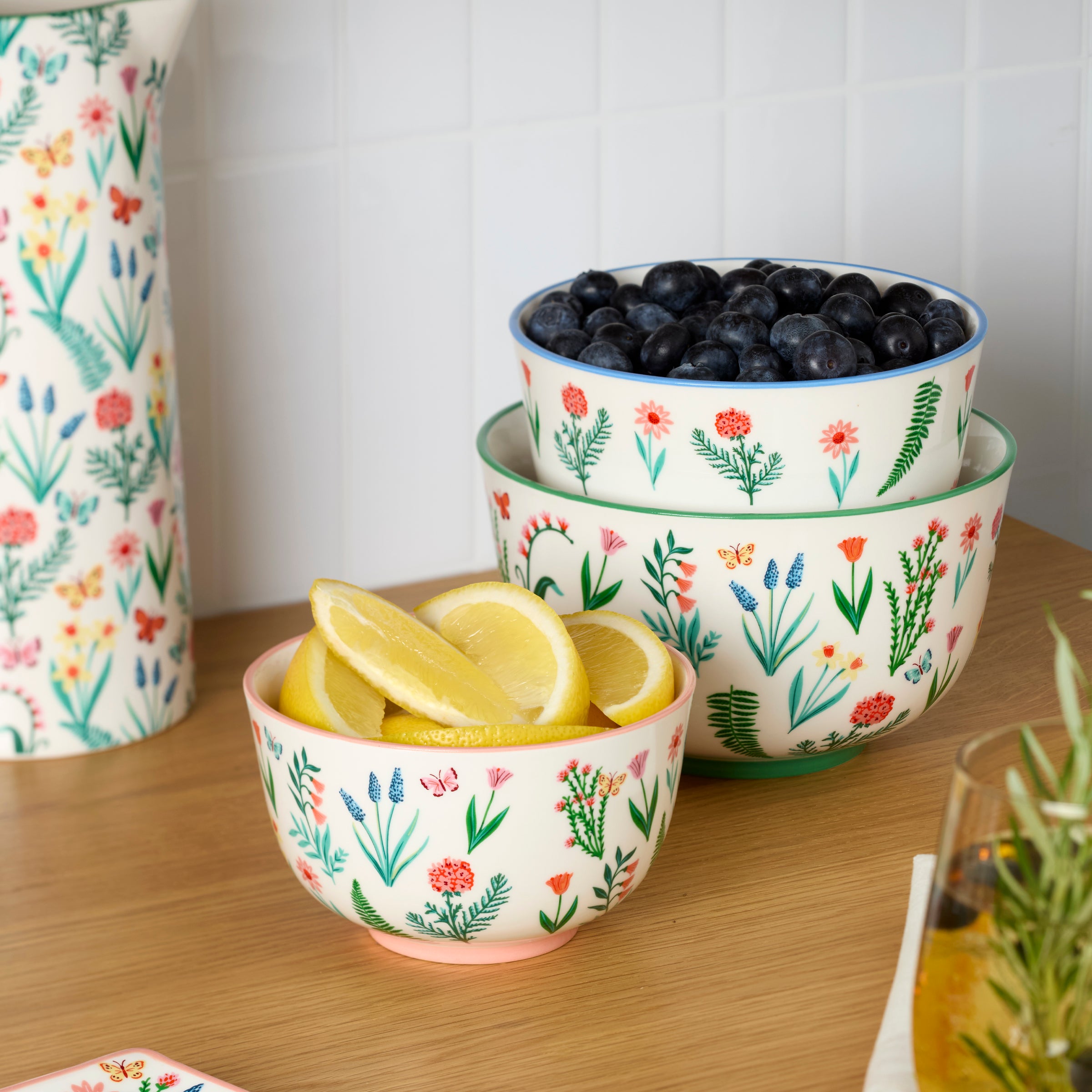 First Blooms 3 Piece Nesting Bowl Set - Image 5