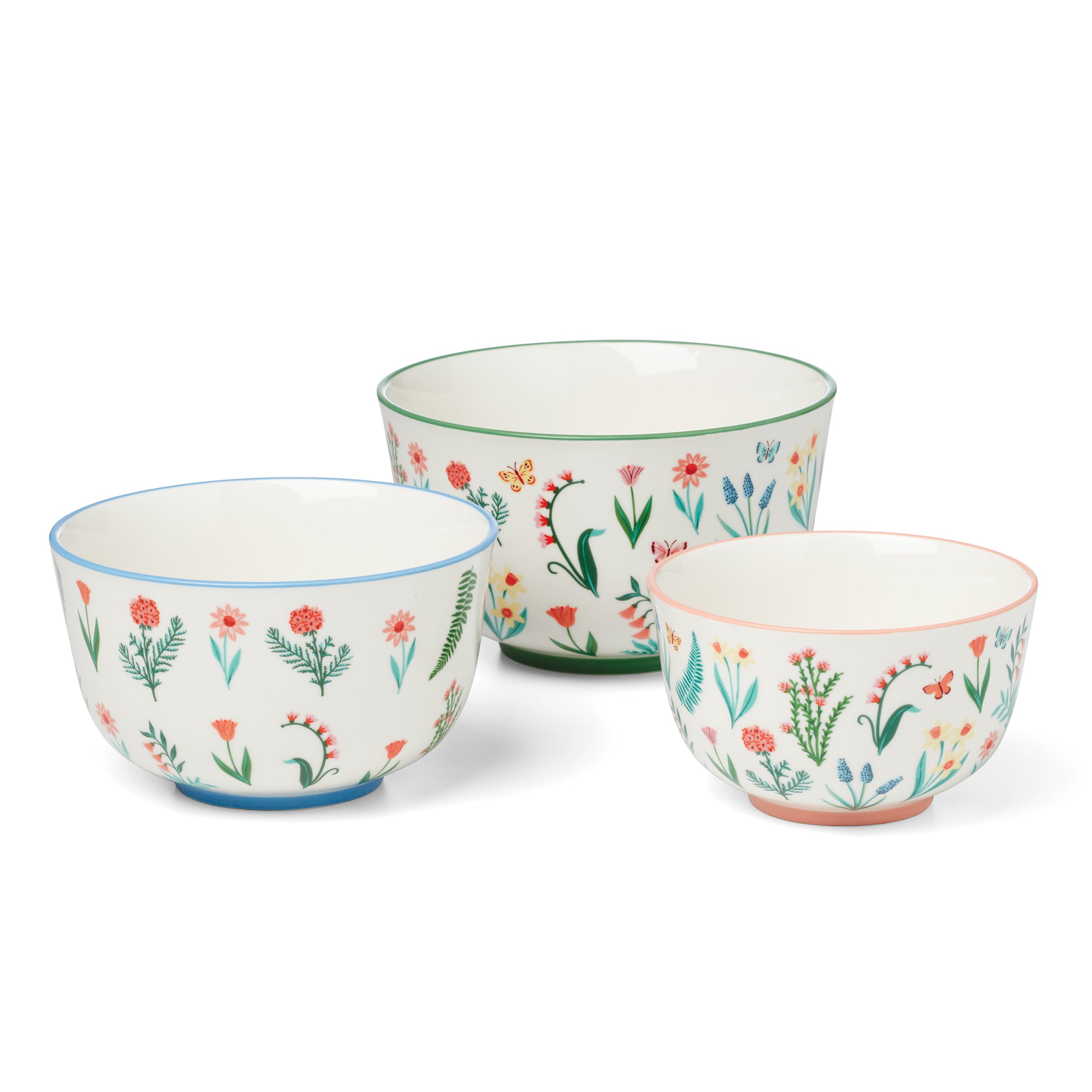 Alternative view of First Blooms 3 Piece Nesting Bowl Set