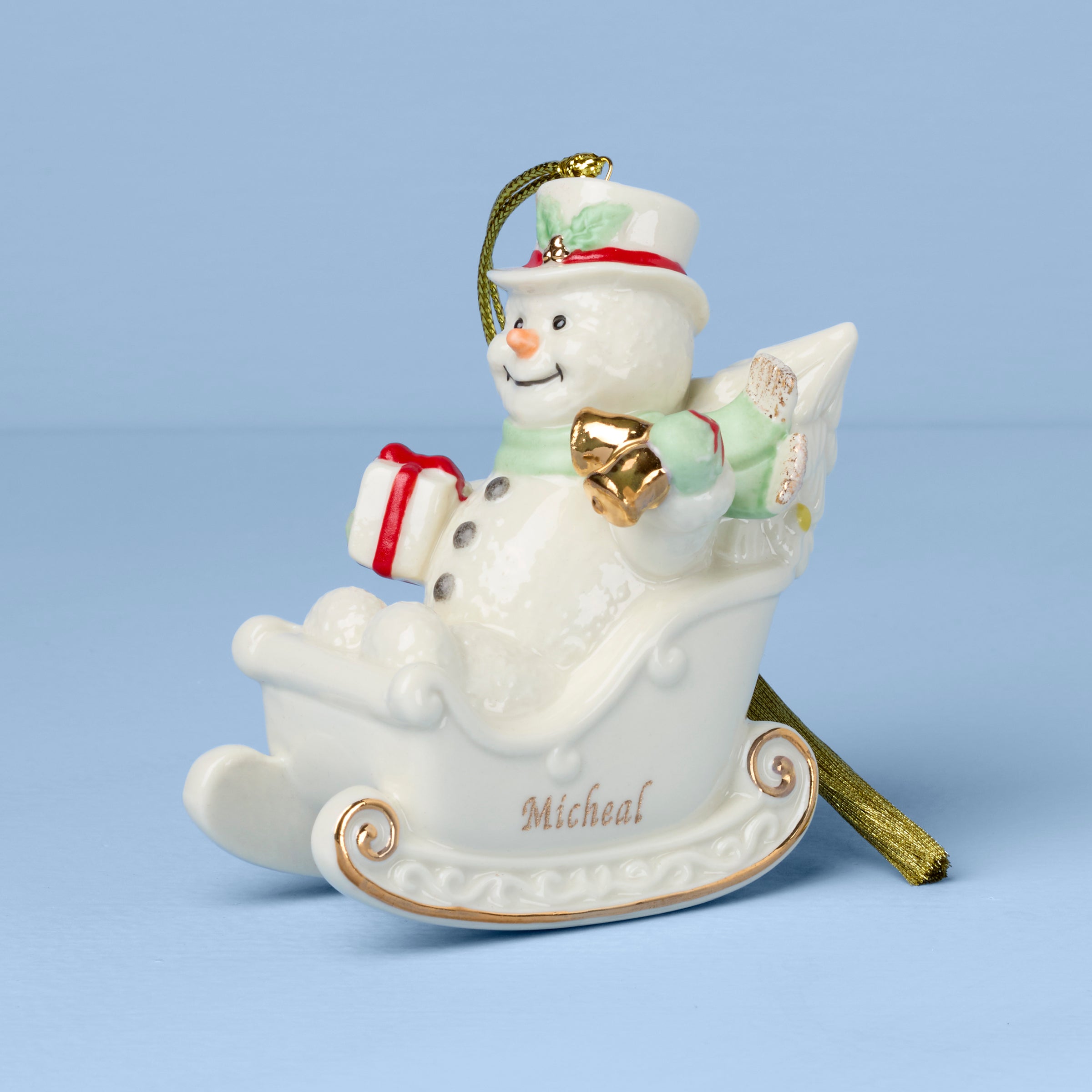 Personalized Snowman Ornament