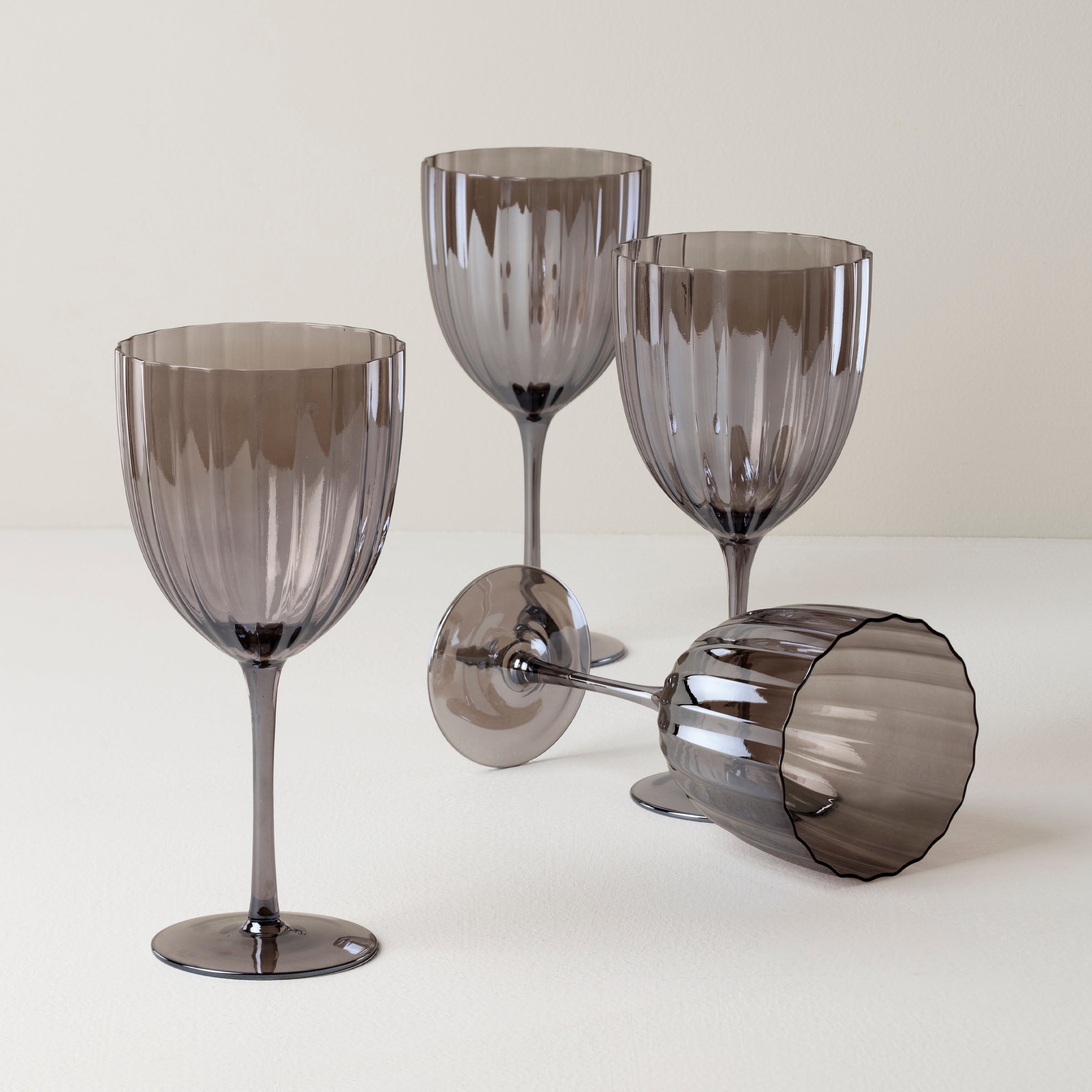 Curva Luxe All Purpose Wine Glasses Set Of 4