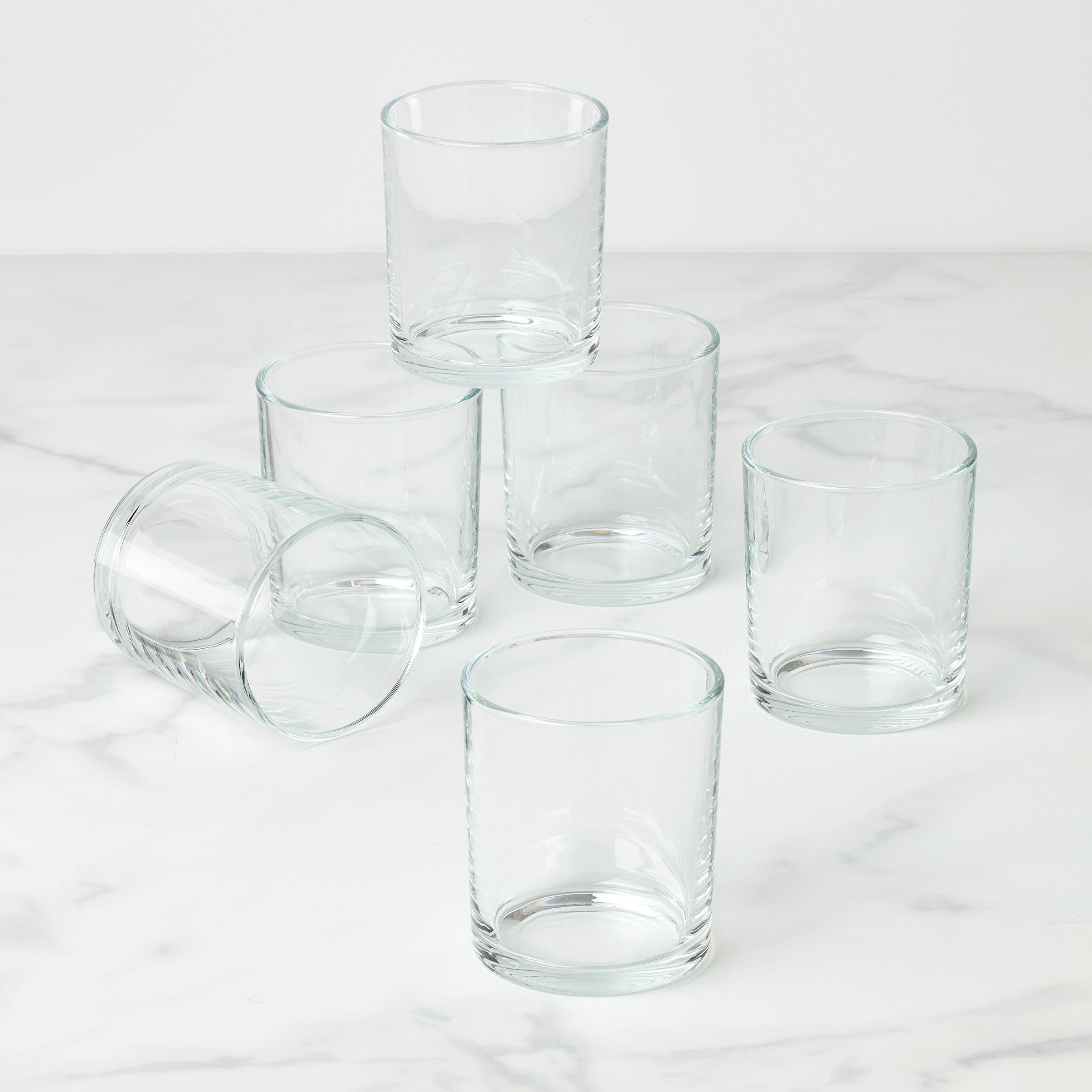 24 Seven Clear Medium Tumbler   Set Of 6