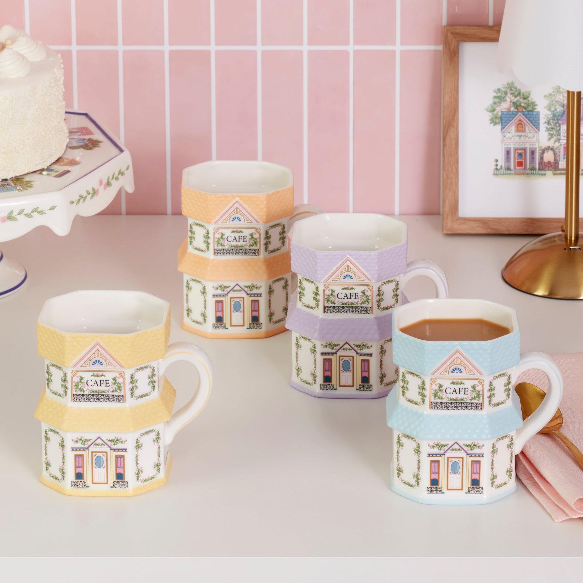 Lenox Spice Village Mugs, Set of 4 - Image 3