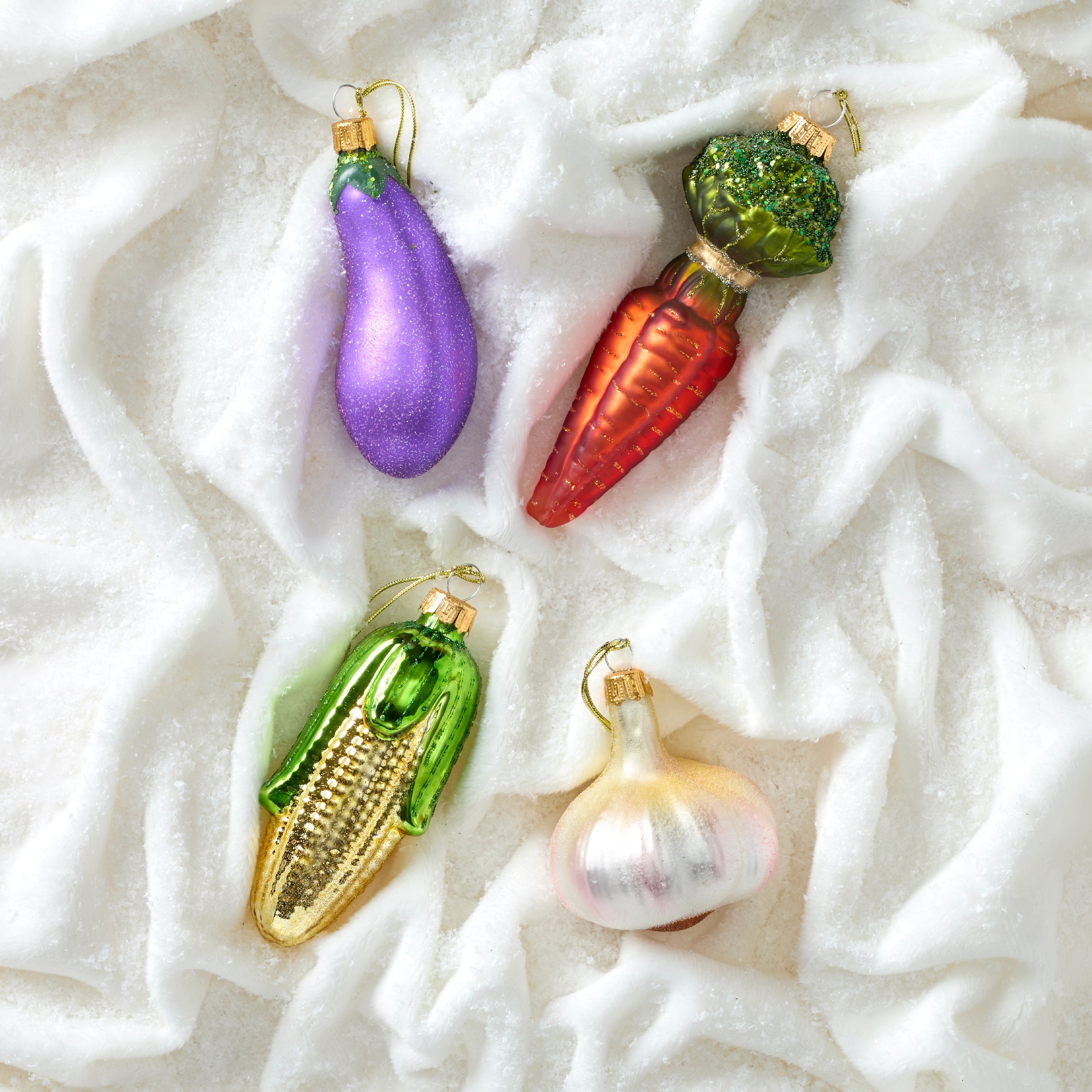 Alternative view of Blown Glass Garlic Ornament