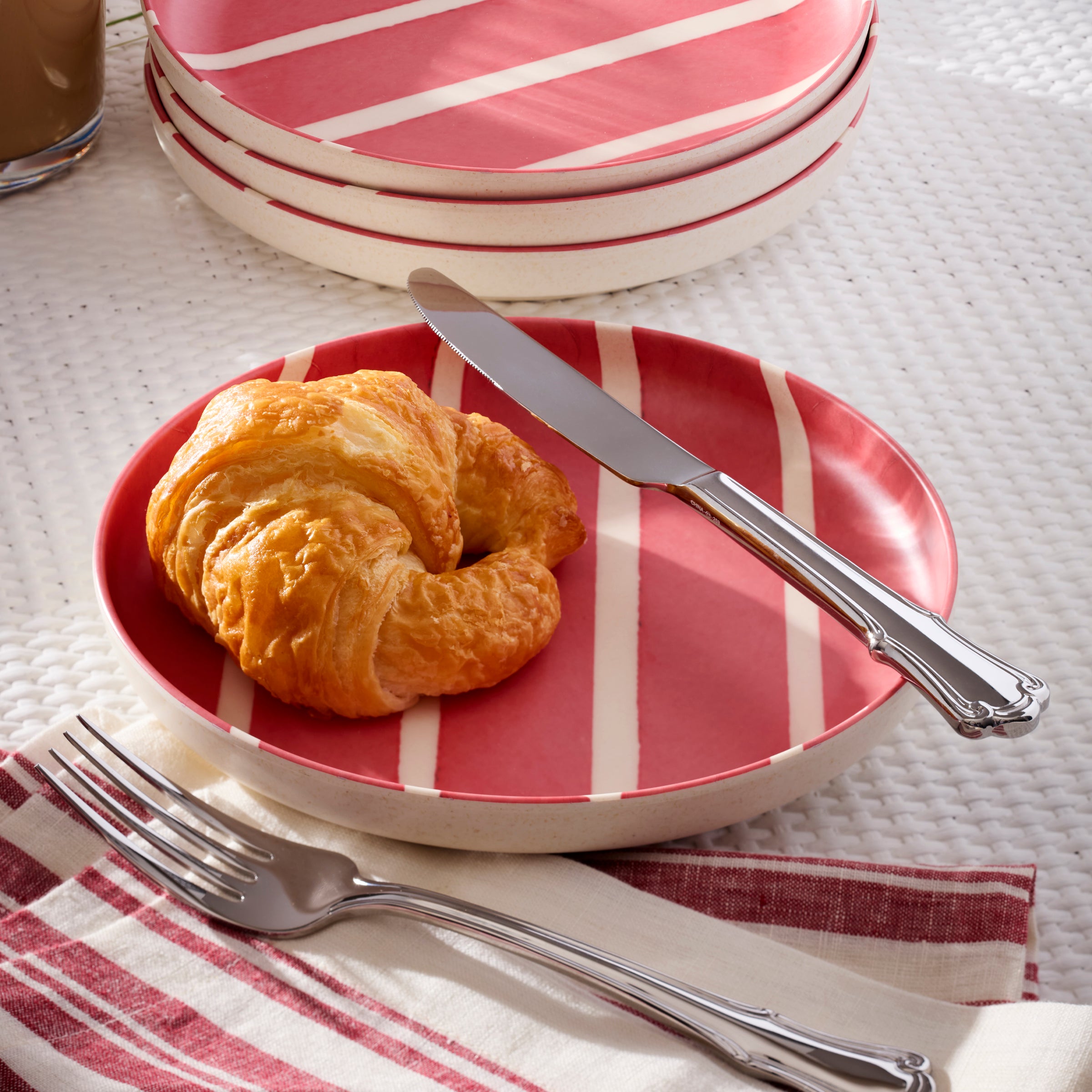 24 Seven Melamine Nautical 18 Piece Dinnerware Set - Image 3