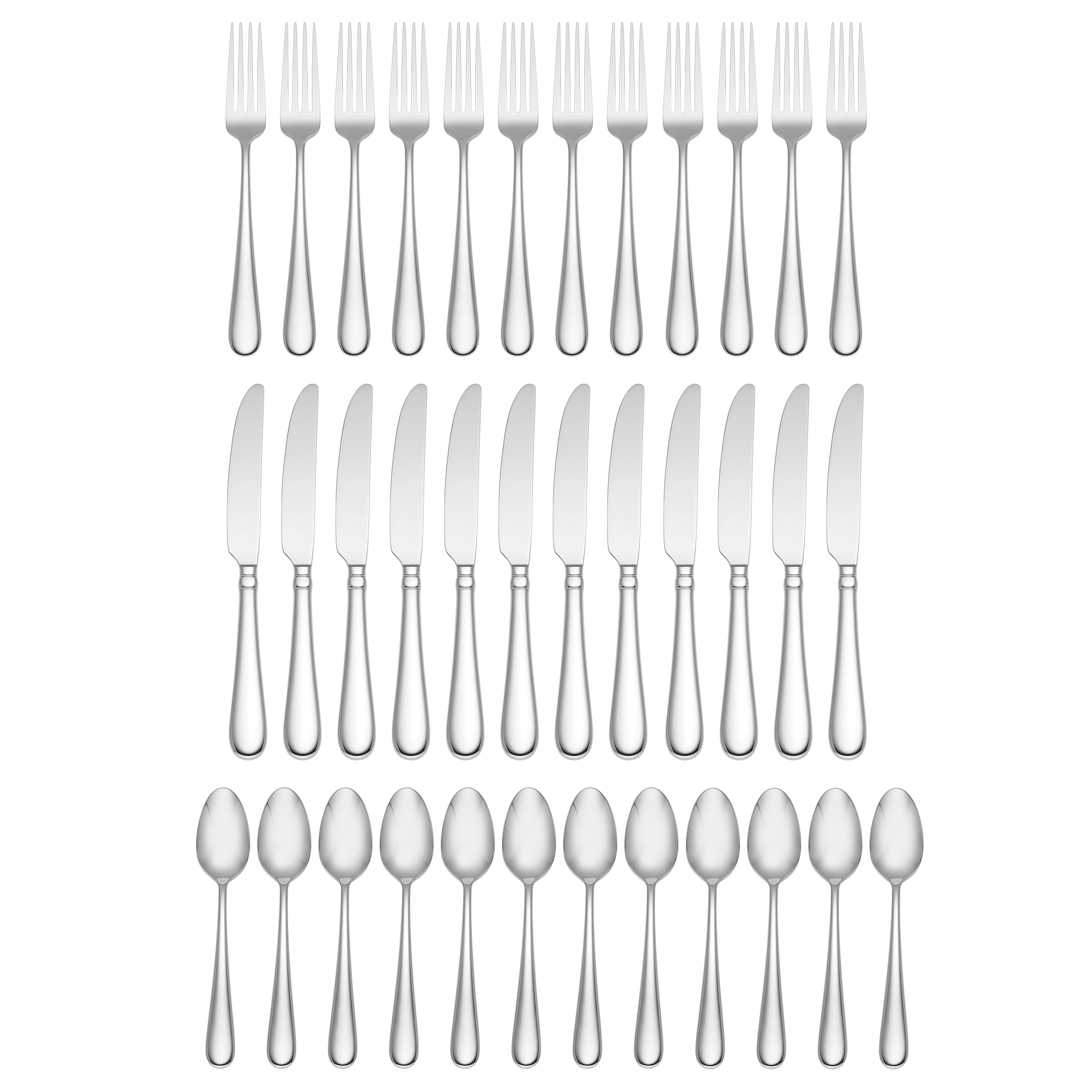 Studio 1414 Mirror 36 Piece Flatware Set - Image 2