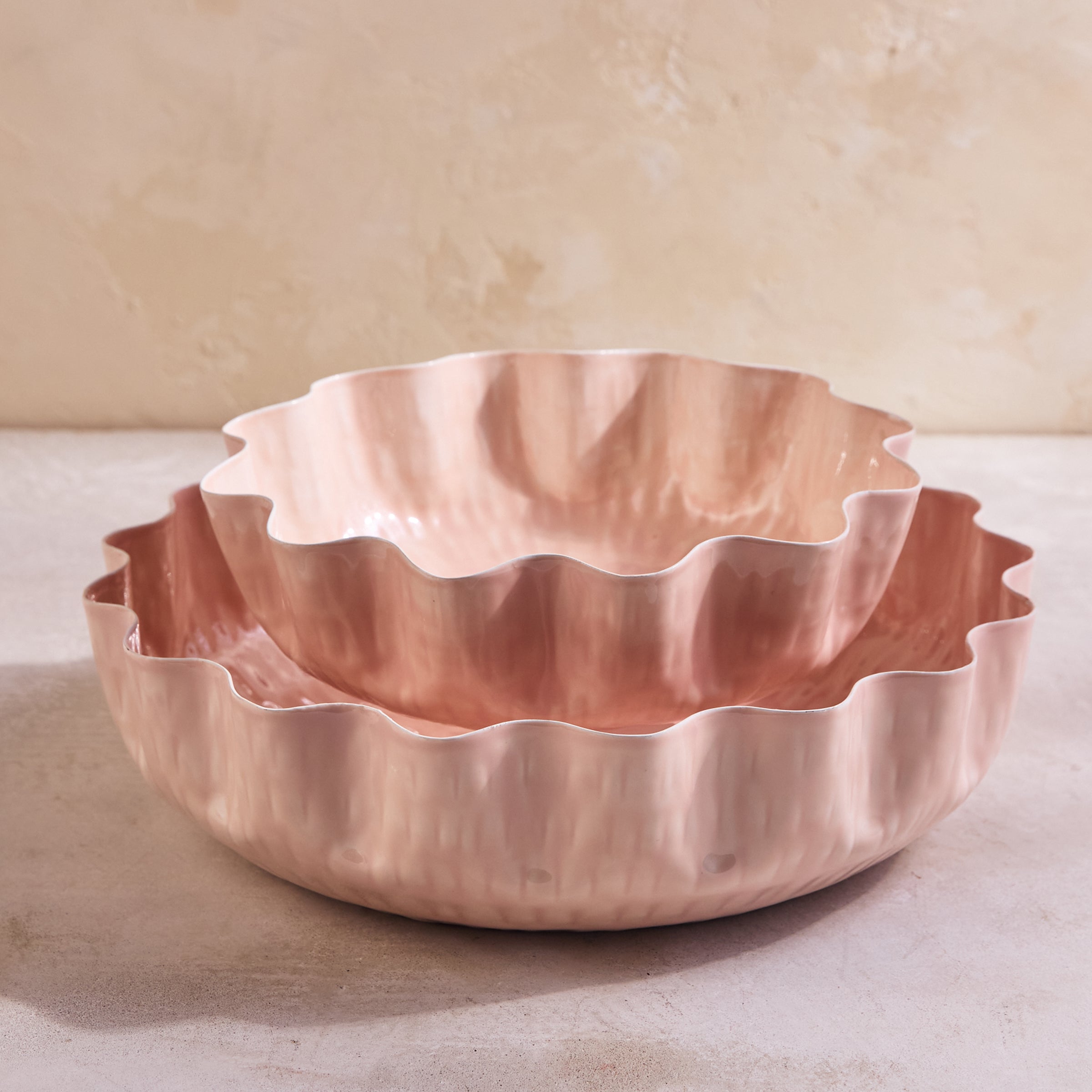 Nera Light Rose Bowls, Set of 2