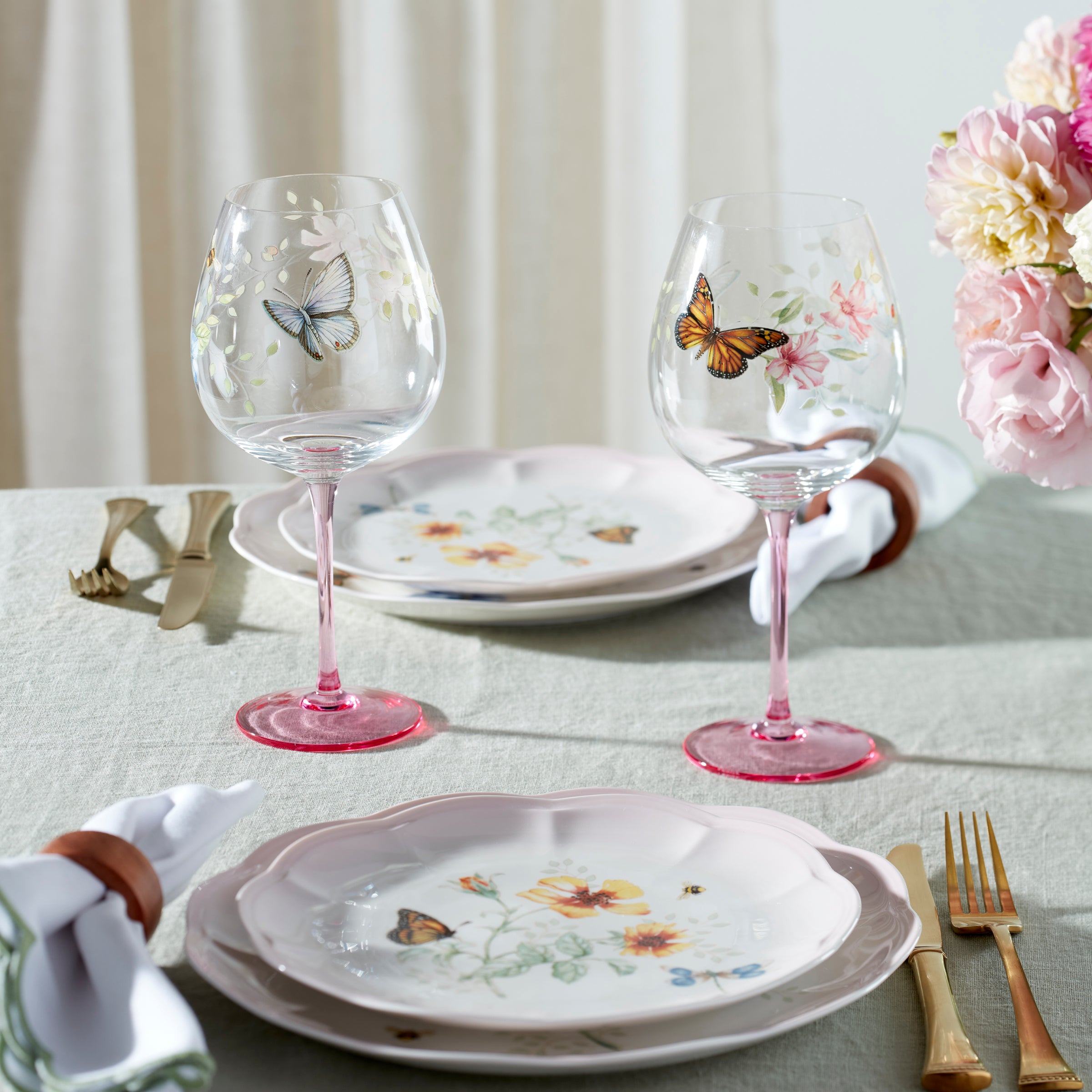 Butterfly Meadow Pink Decal Balloon, Set of 4 - Image 3