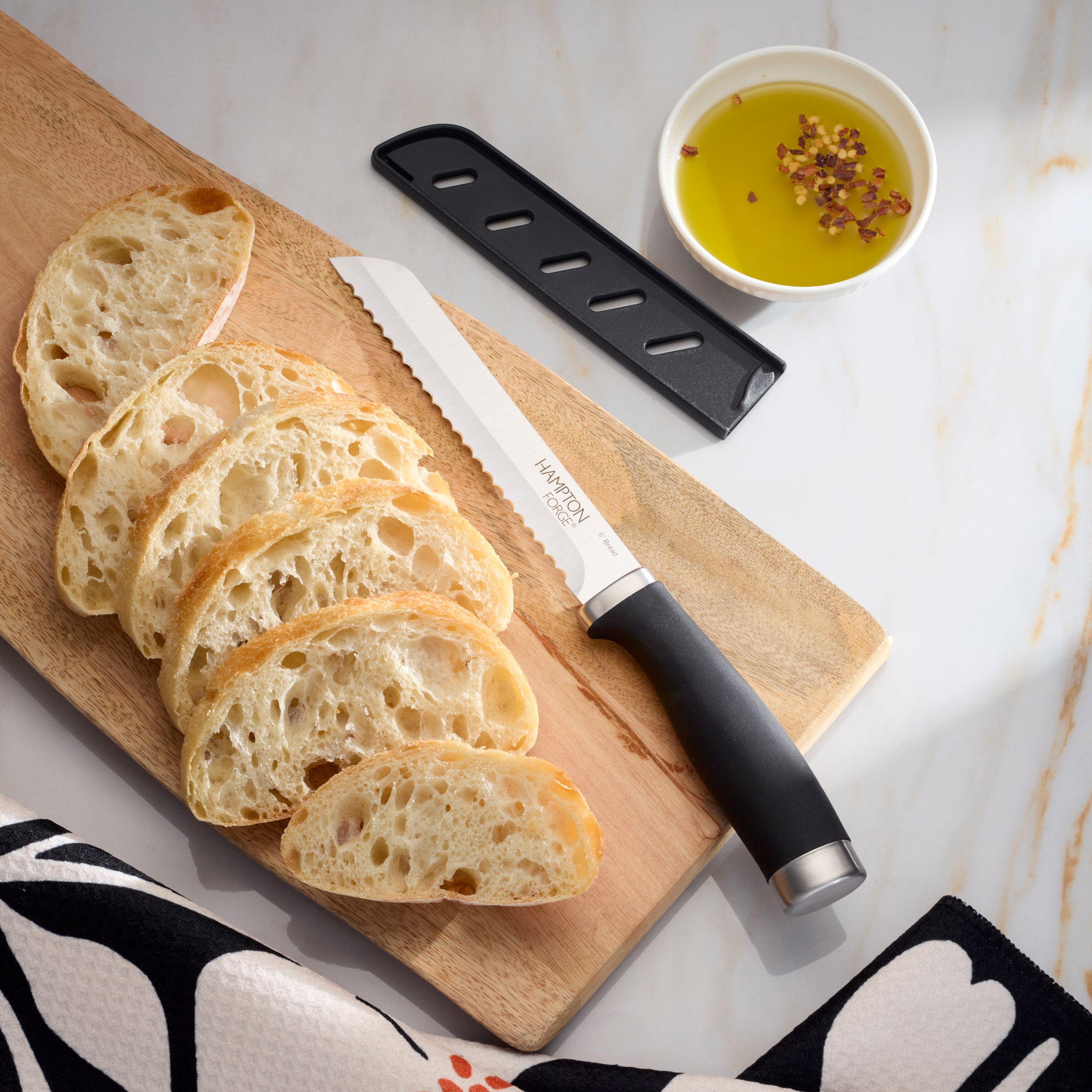 Epicure Bread Knives with Blade Guards, Set of 2 - Image 2