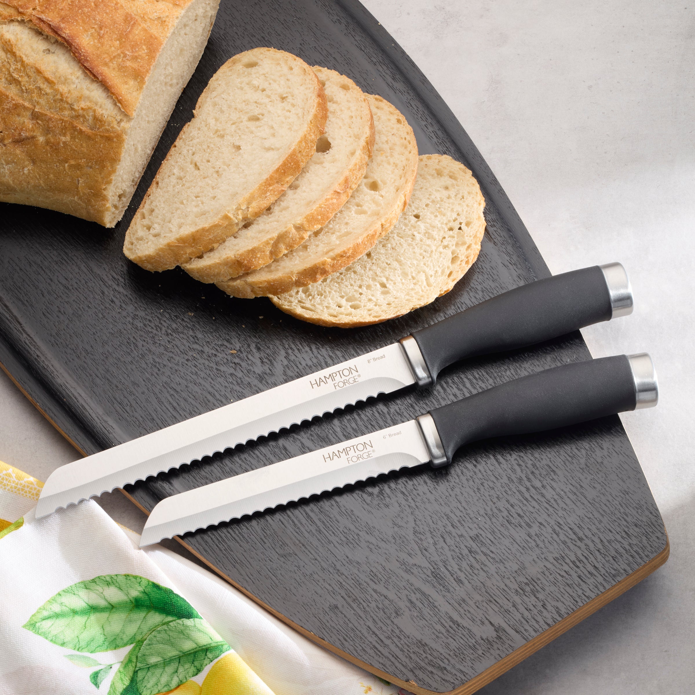 Epicure Bread Knives with Blade Guards, Set of 2 - Image 3