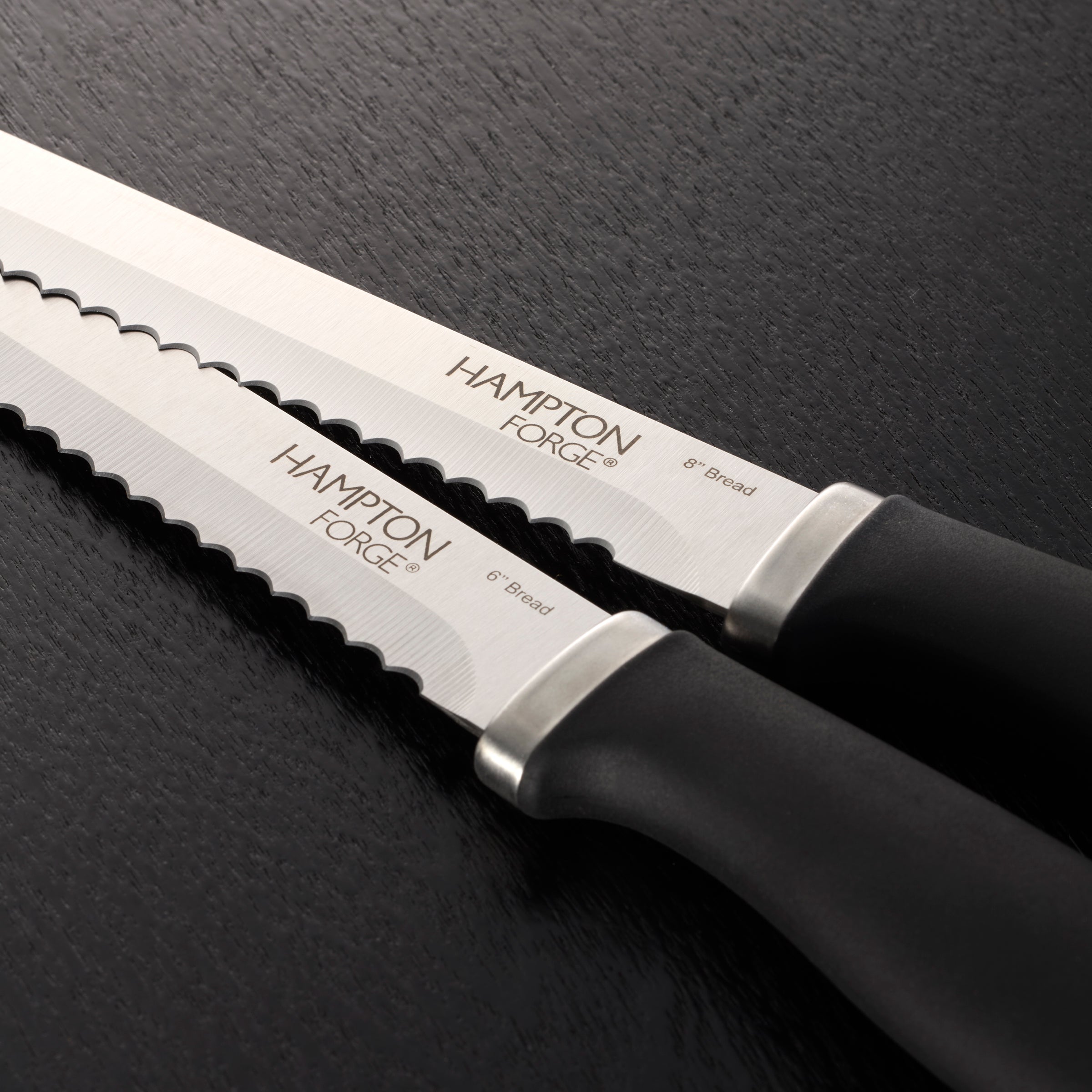 Epicure Bread Knives with Blade Guards, Set of 2 - Image 5