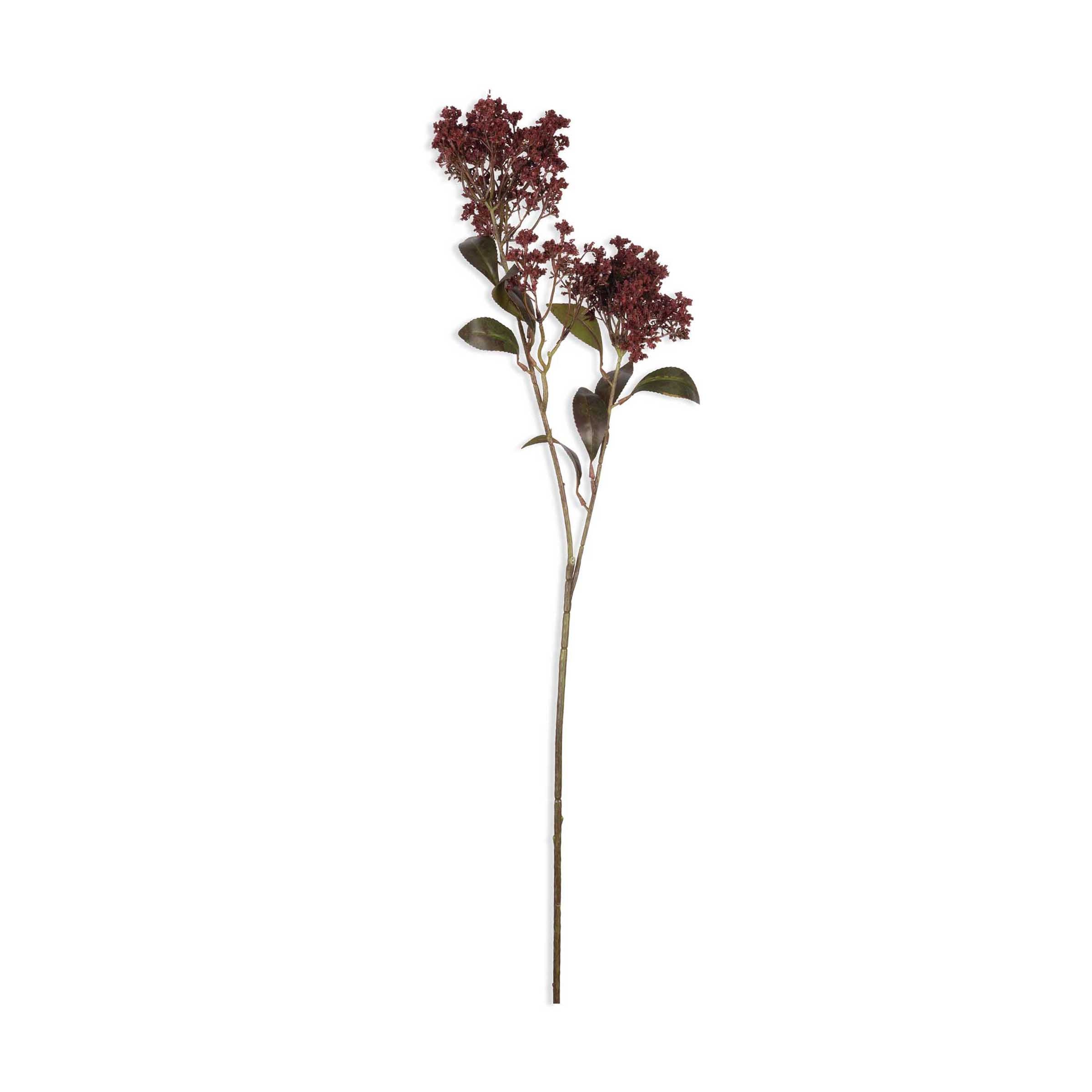 Alternative view of Artificial Butterfly Bush Stem, Rouge