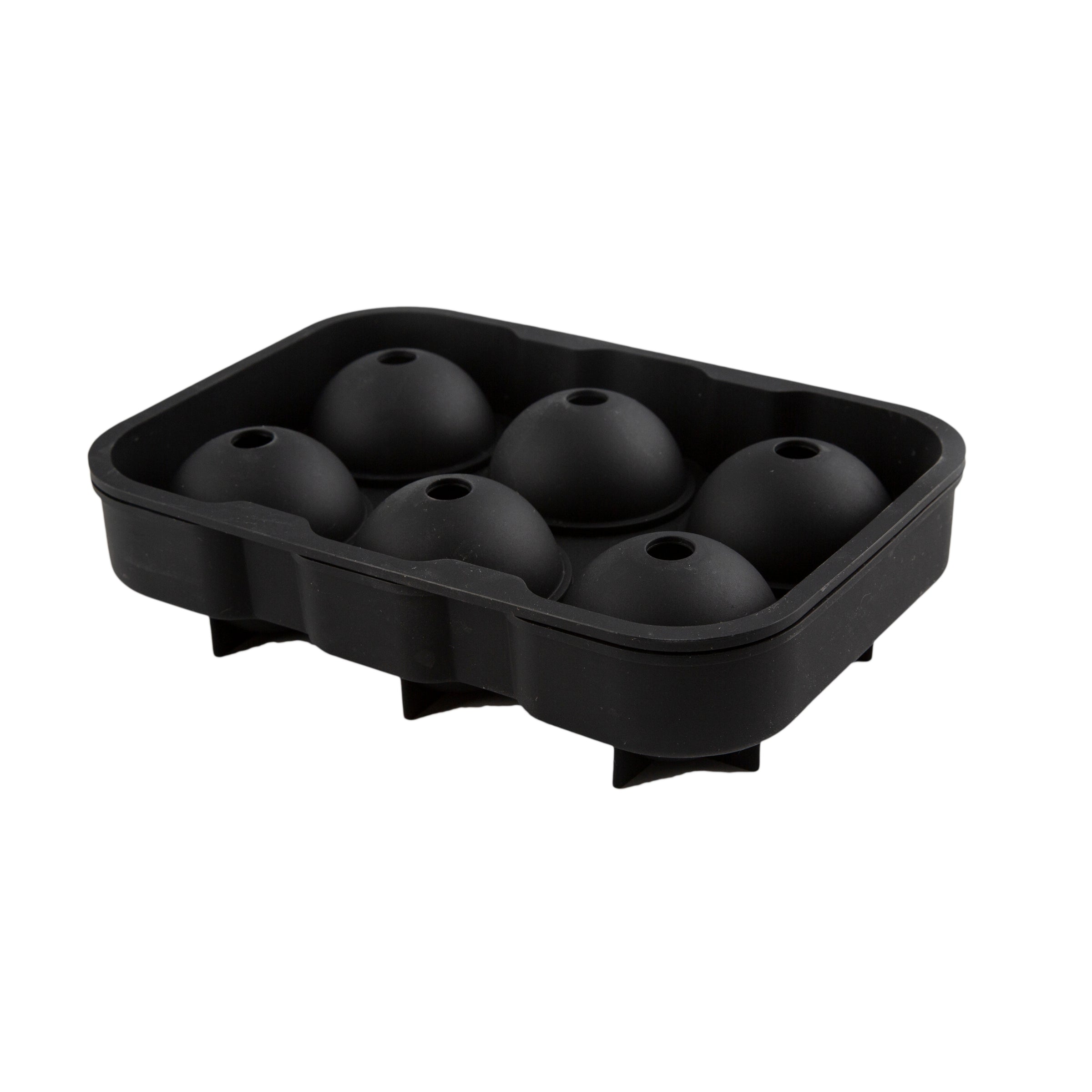 Black Round Silicone Ice Mold