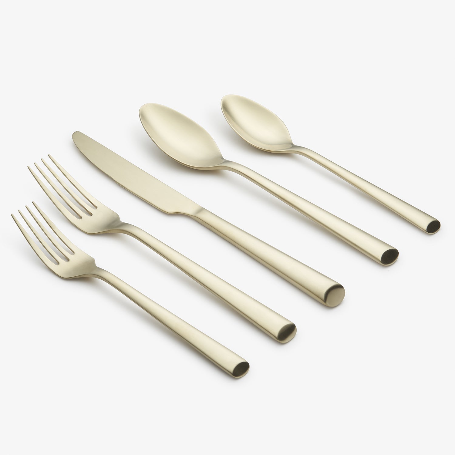 Alternative view of Gilda Champagne Satin 20 Piece Flatware Set