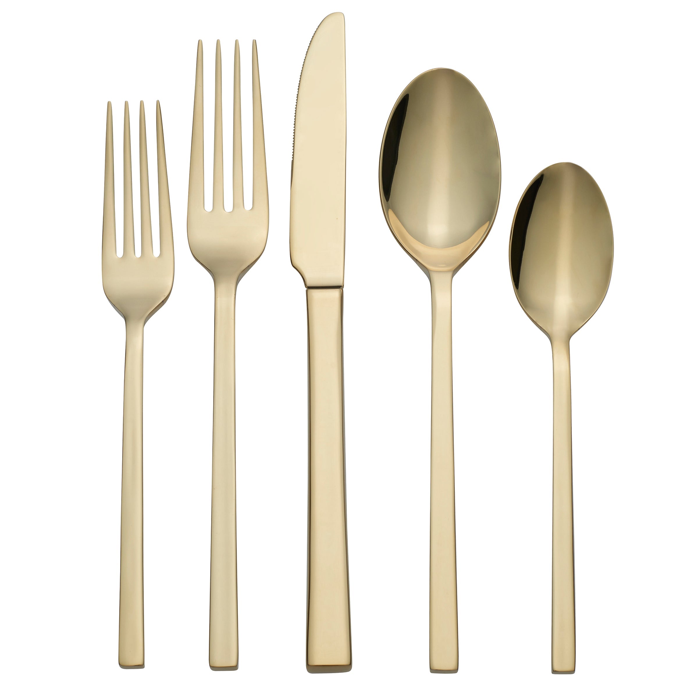 Allay Champagne 20 Piece Flatware Set