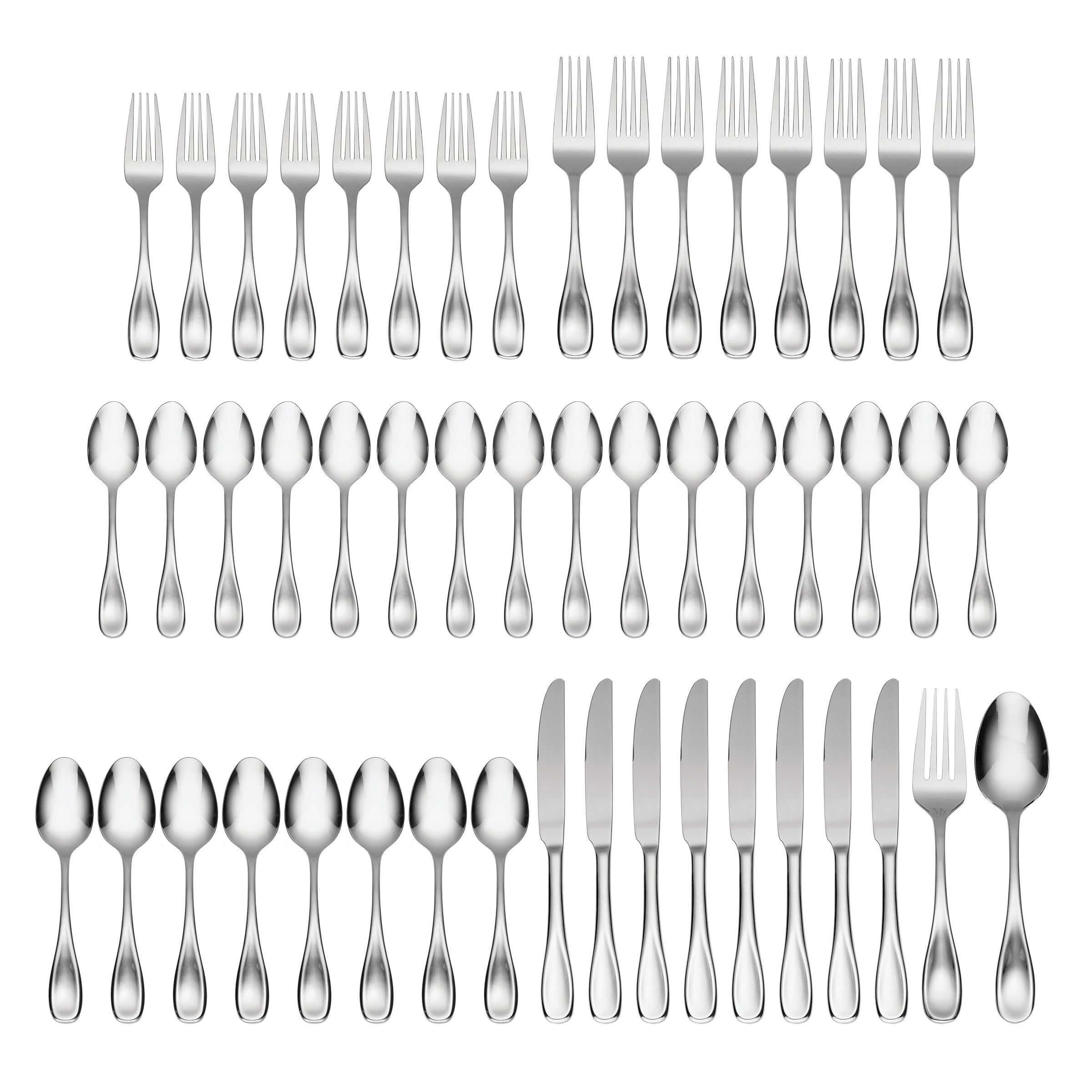 Alternative view of Voss 50 Piece Flatware Set
