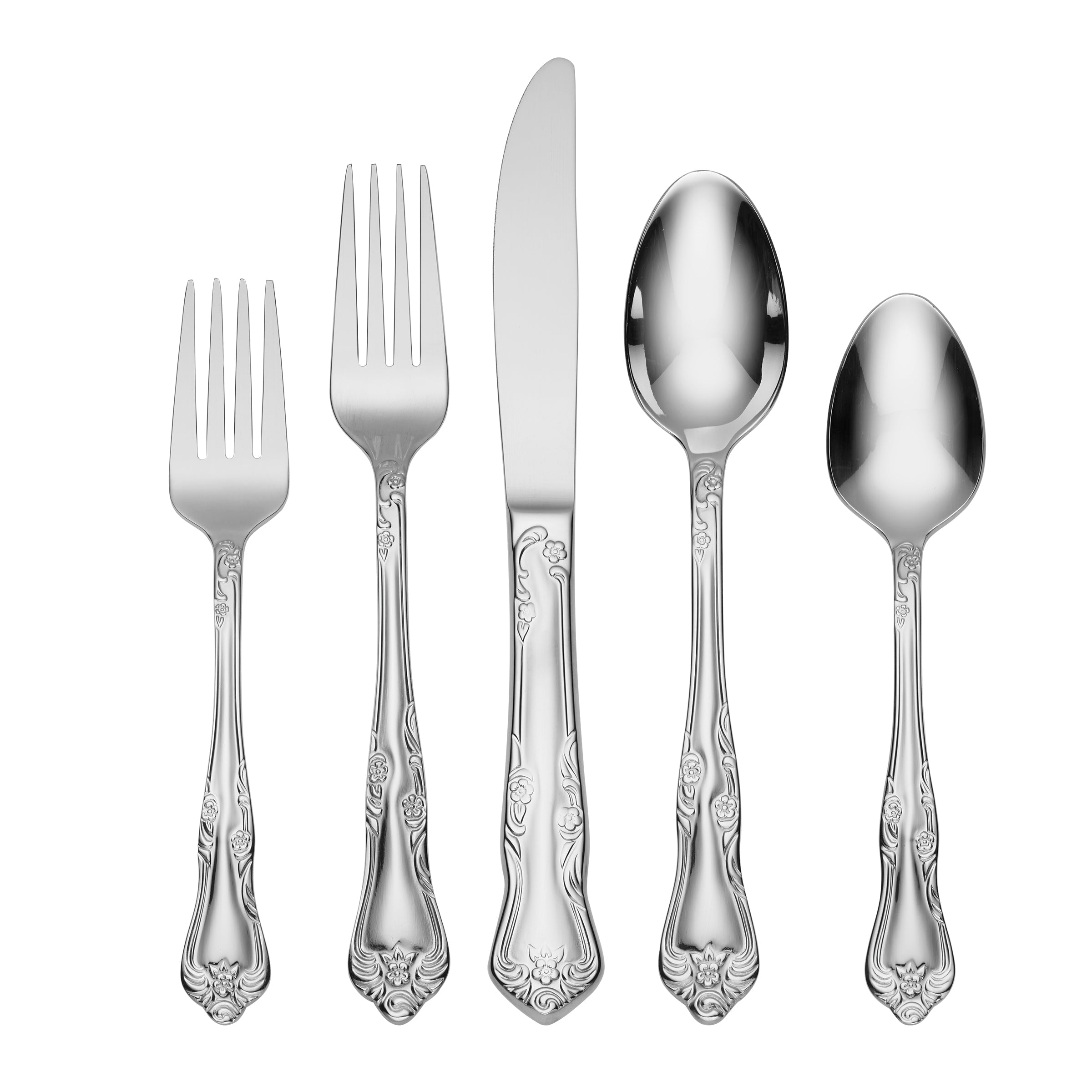 Azalea 45 Piece Flatware Set