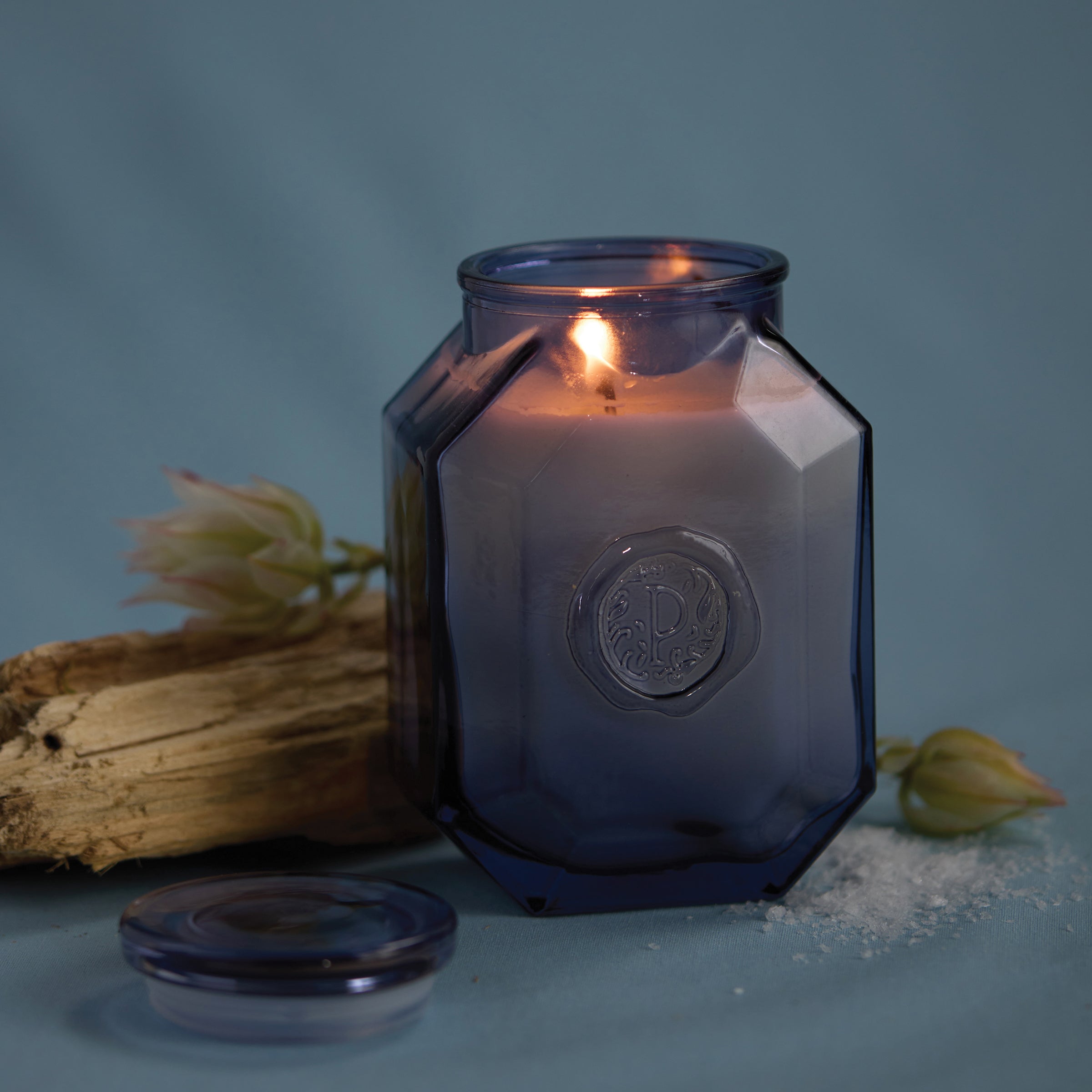 Botanica 8 oz Soy Wax Candle, Sea Salt & Amber - Image 6