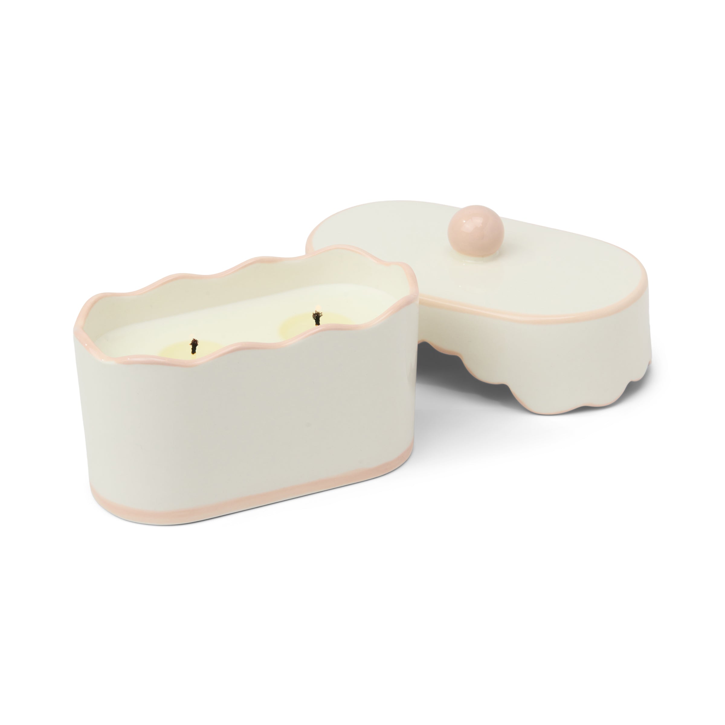 Alternative view of Cherie 5.5 oz Soy Wax Ceramic Candle, Yuzu Woods