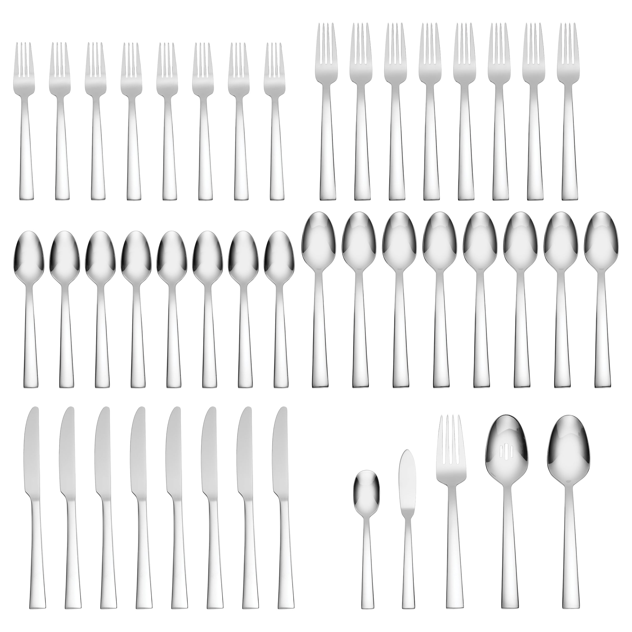 Alternative view of Madison Ave 45 Piece Flatware Set