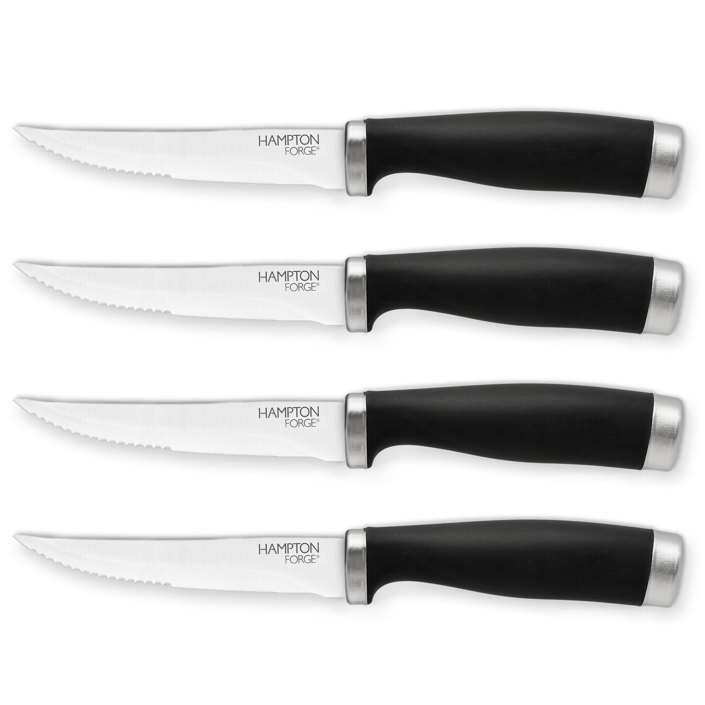 Epicure Black Steak Knives Set of 4