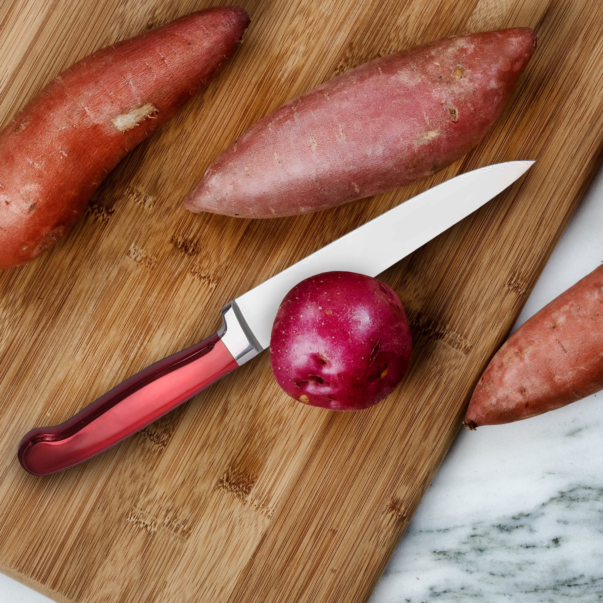 Alternative view of Rorik 5" Utility Knife with Clear Blade Gu