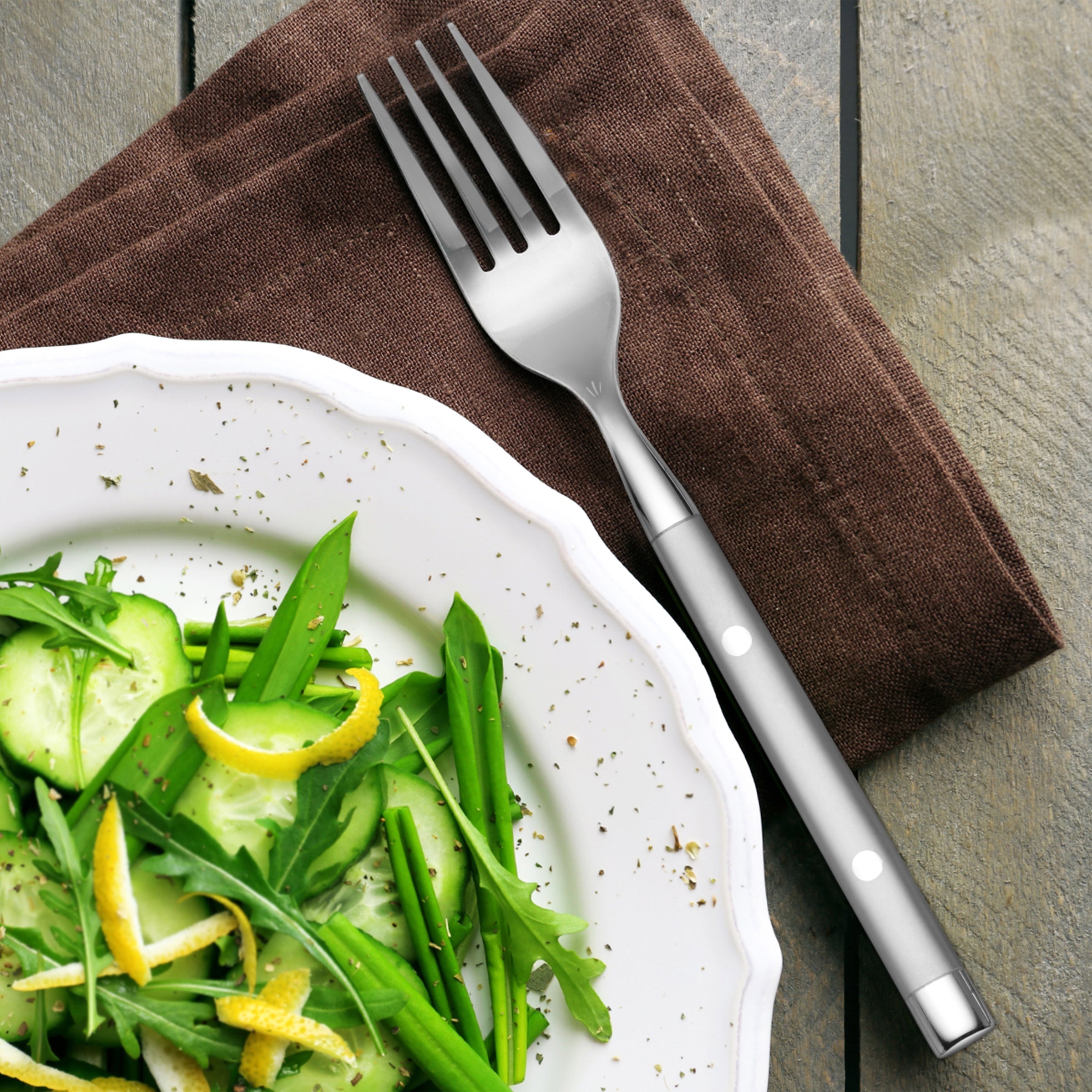 Shangrila Frosted 20 Piece Flatware Set - Image 3