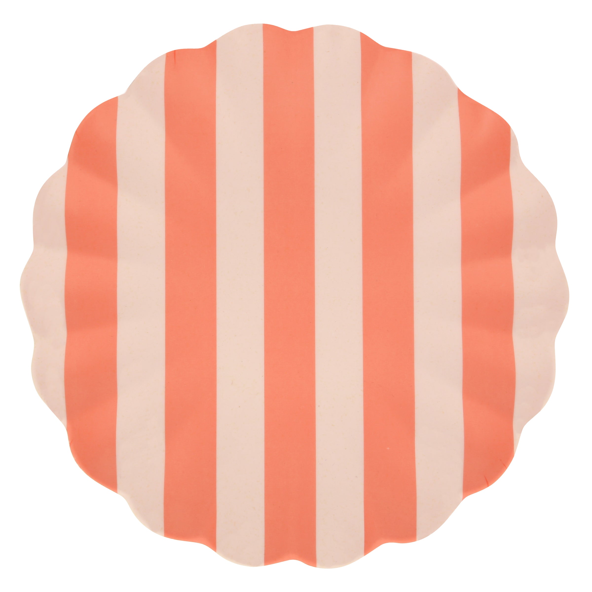 Alternative view of Stripy Reusable Bamboo Large Plates, Set of 6