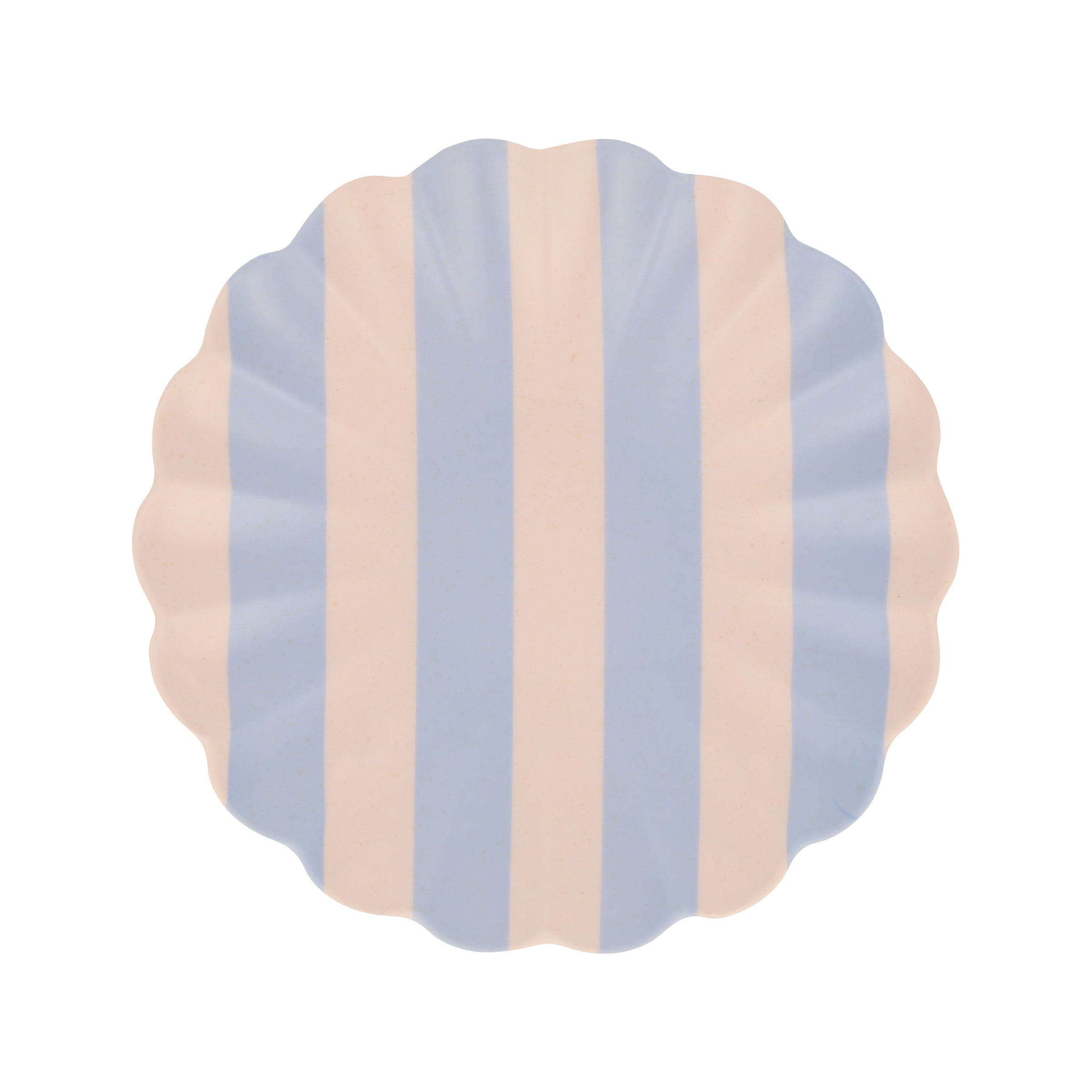 Stripy Reusable Bamboo Small Plates, Set of 6 - Image 3