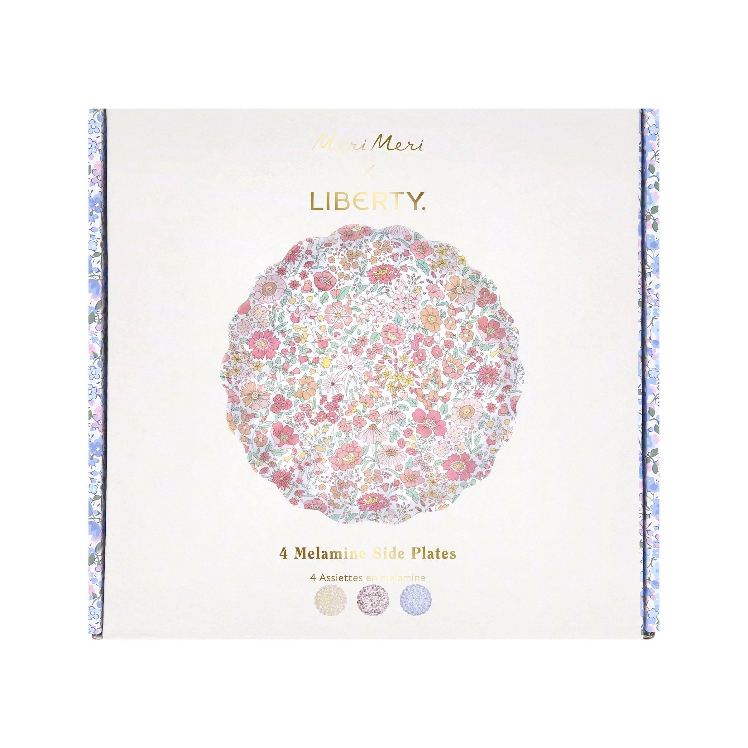 Meri Meri x Liberty Mixed Small Melamine Plates, Set of 4 - Image 9