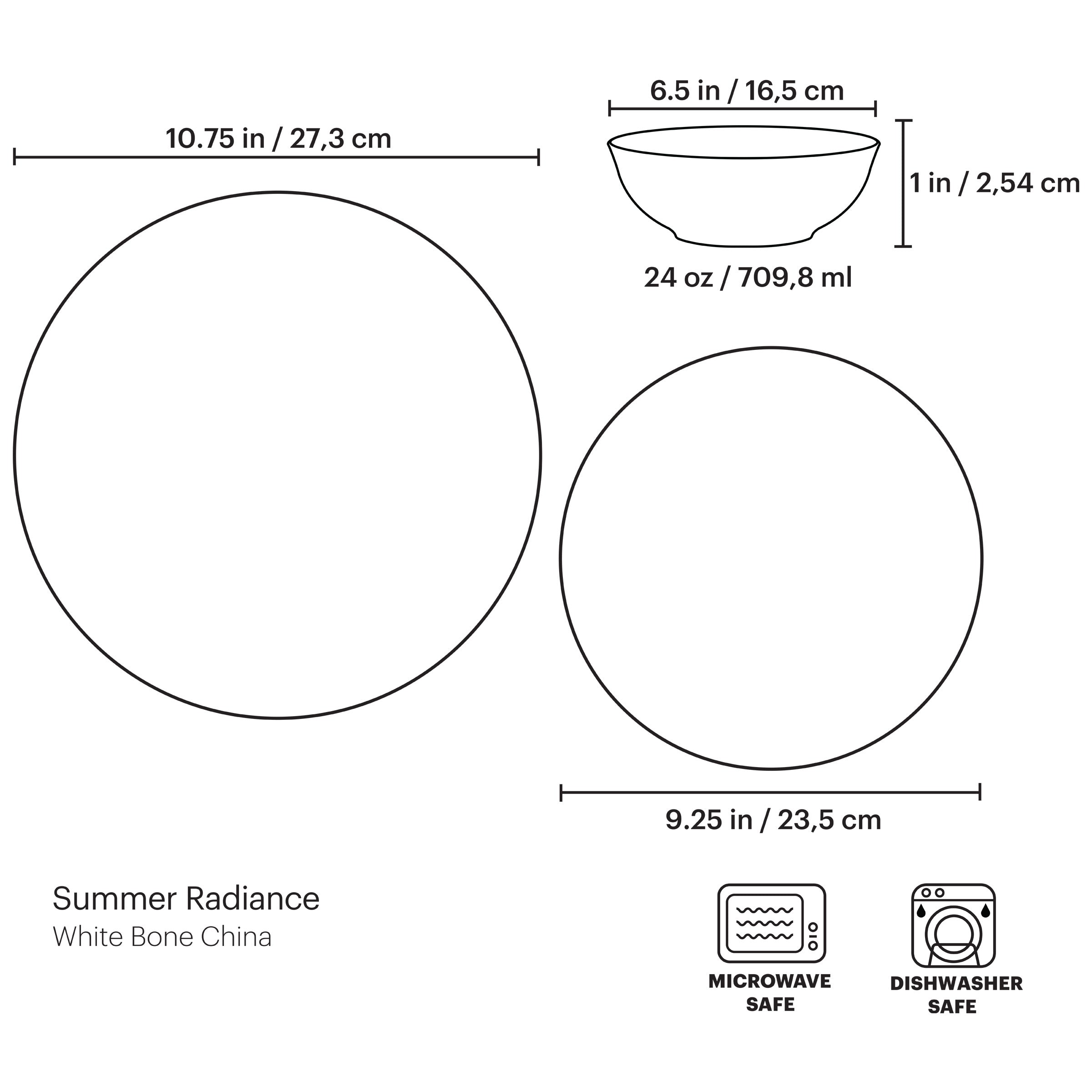 Alternative view of Summer Radiance 12 Piece Dinnerware Set