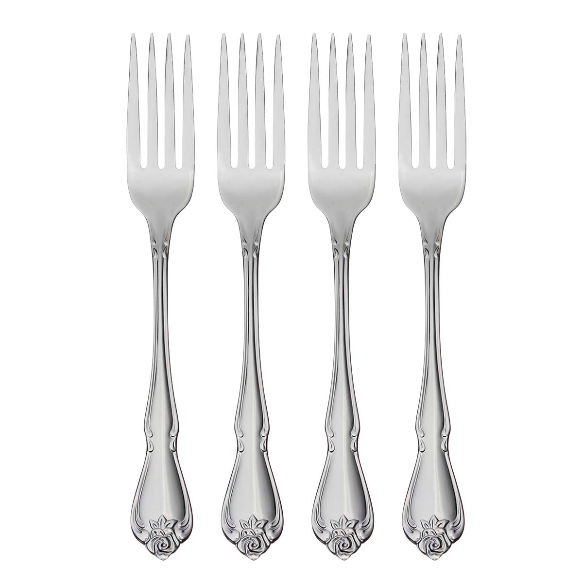 True Rose Dinner Fork   Set of 4