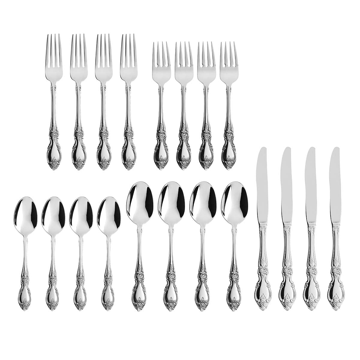 Louisiana 18/8 20 Piece Flatware Set - Image 3