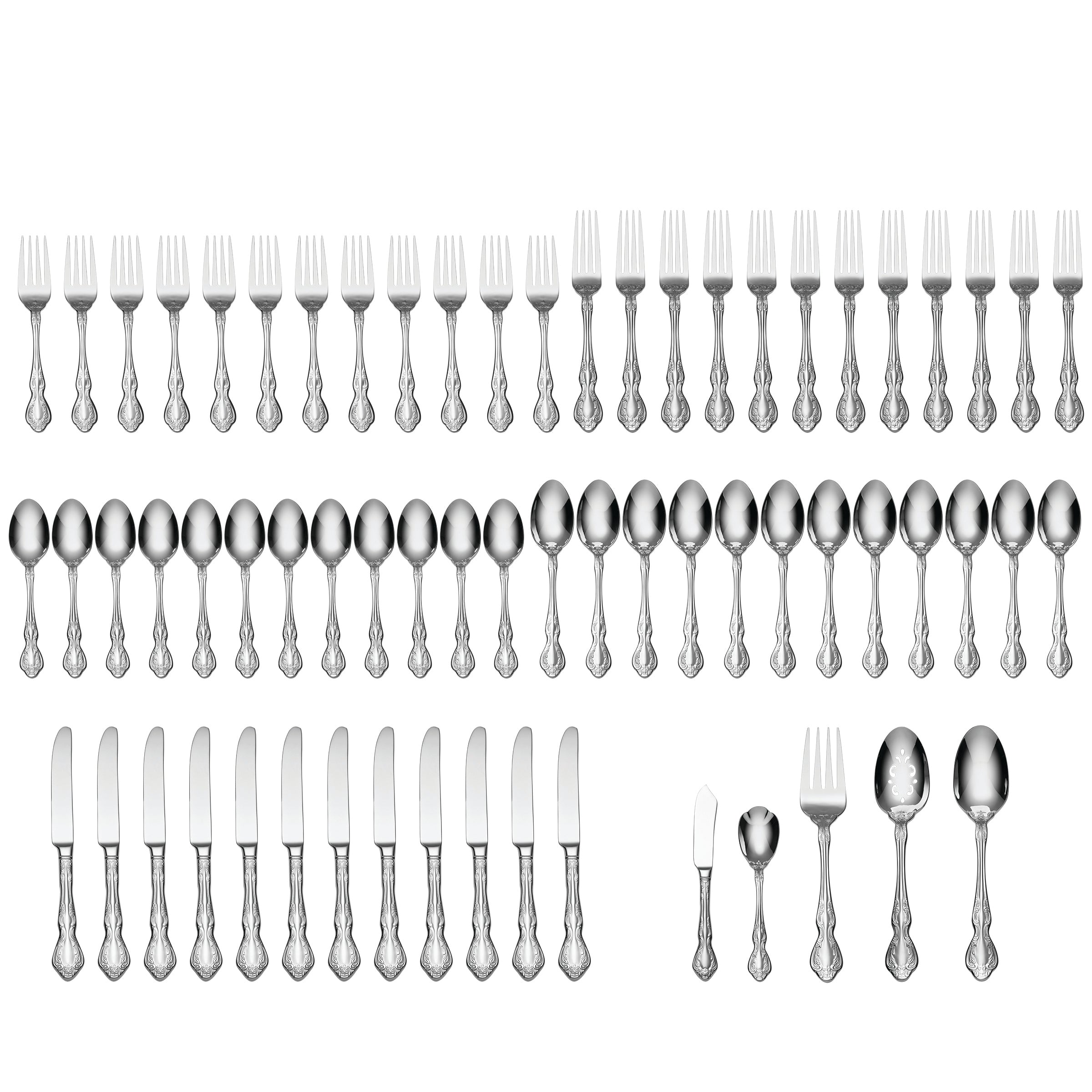 Alternative view of Mandolina 65 Piece Flatware Set