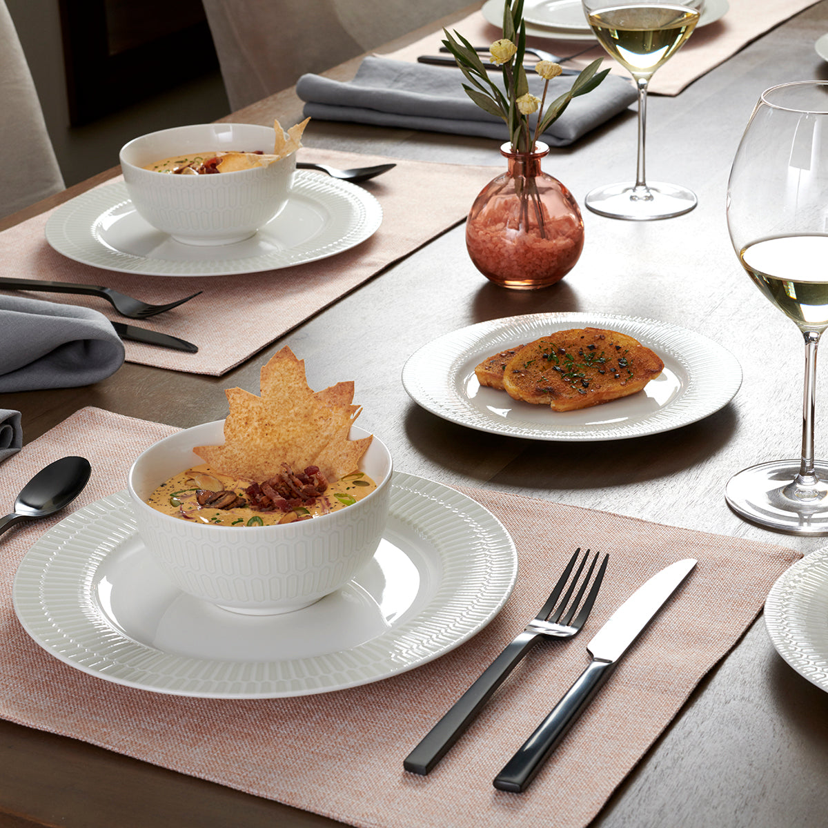 Chefs Table Midnight Matte 20 Piece Flatware Set - Image 7