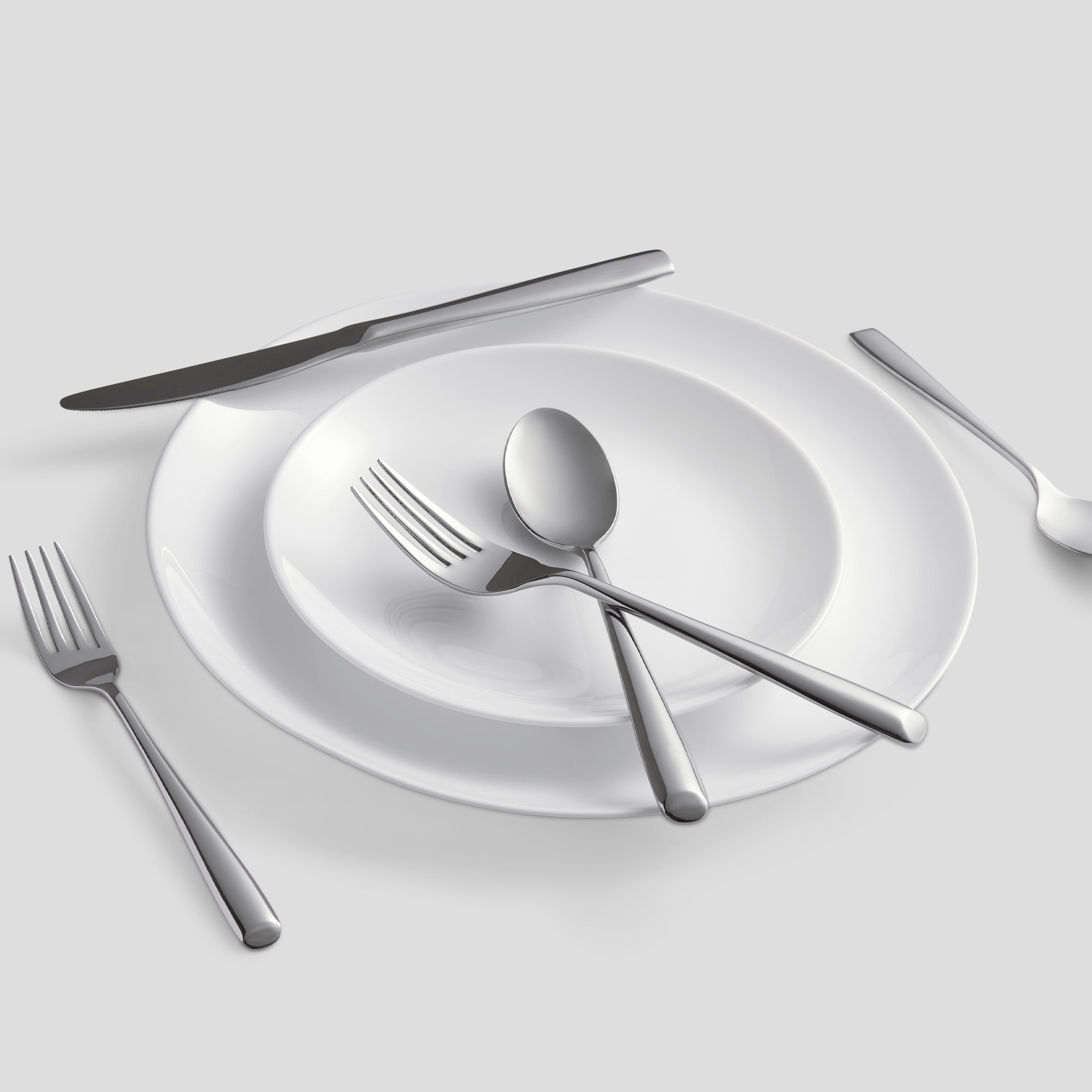 Alternative view of Rachel Mirror 20 Piece Flatware Set