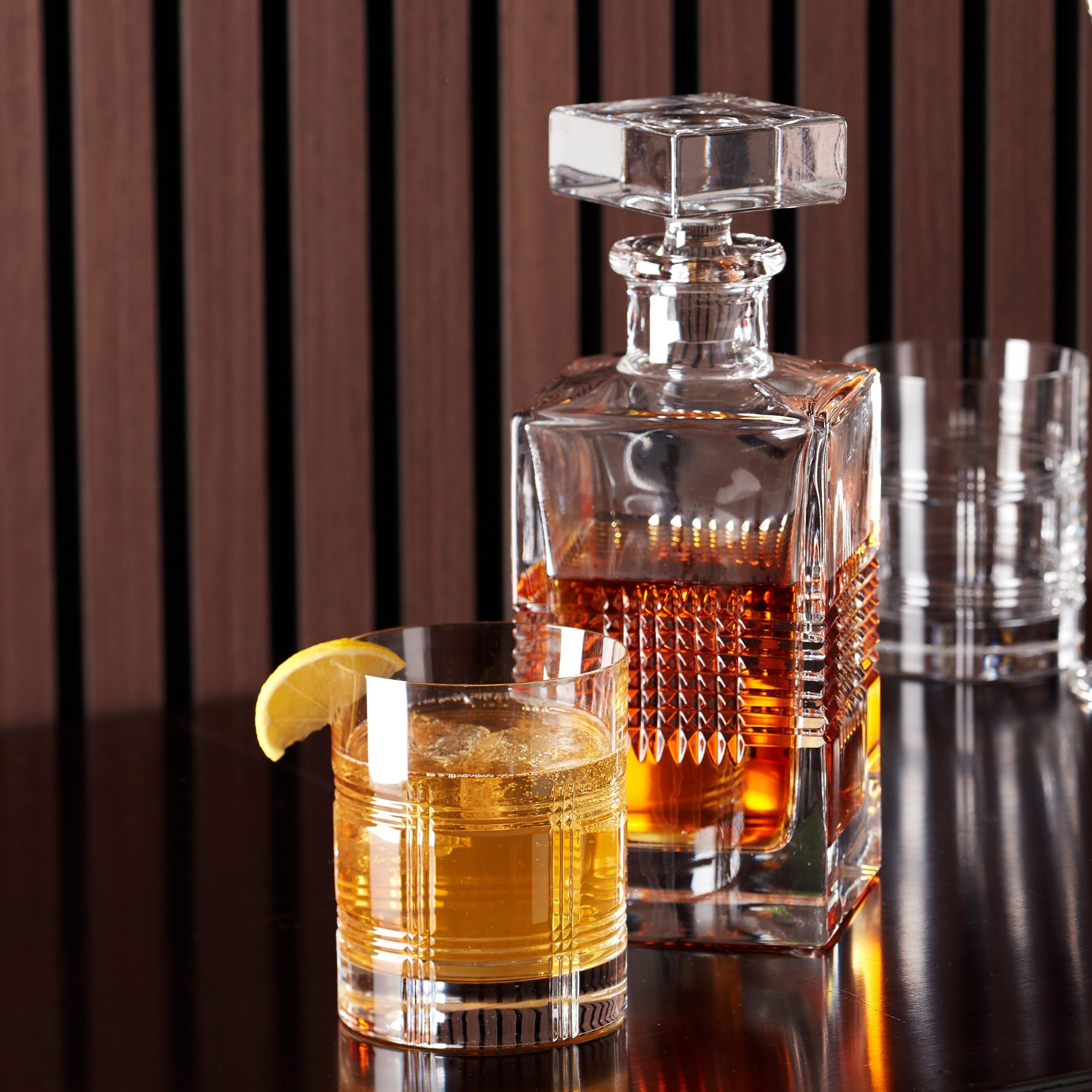 Hudson Crystal Double Old Fashion Glasses Set Of 4 - Image 4