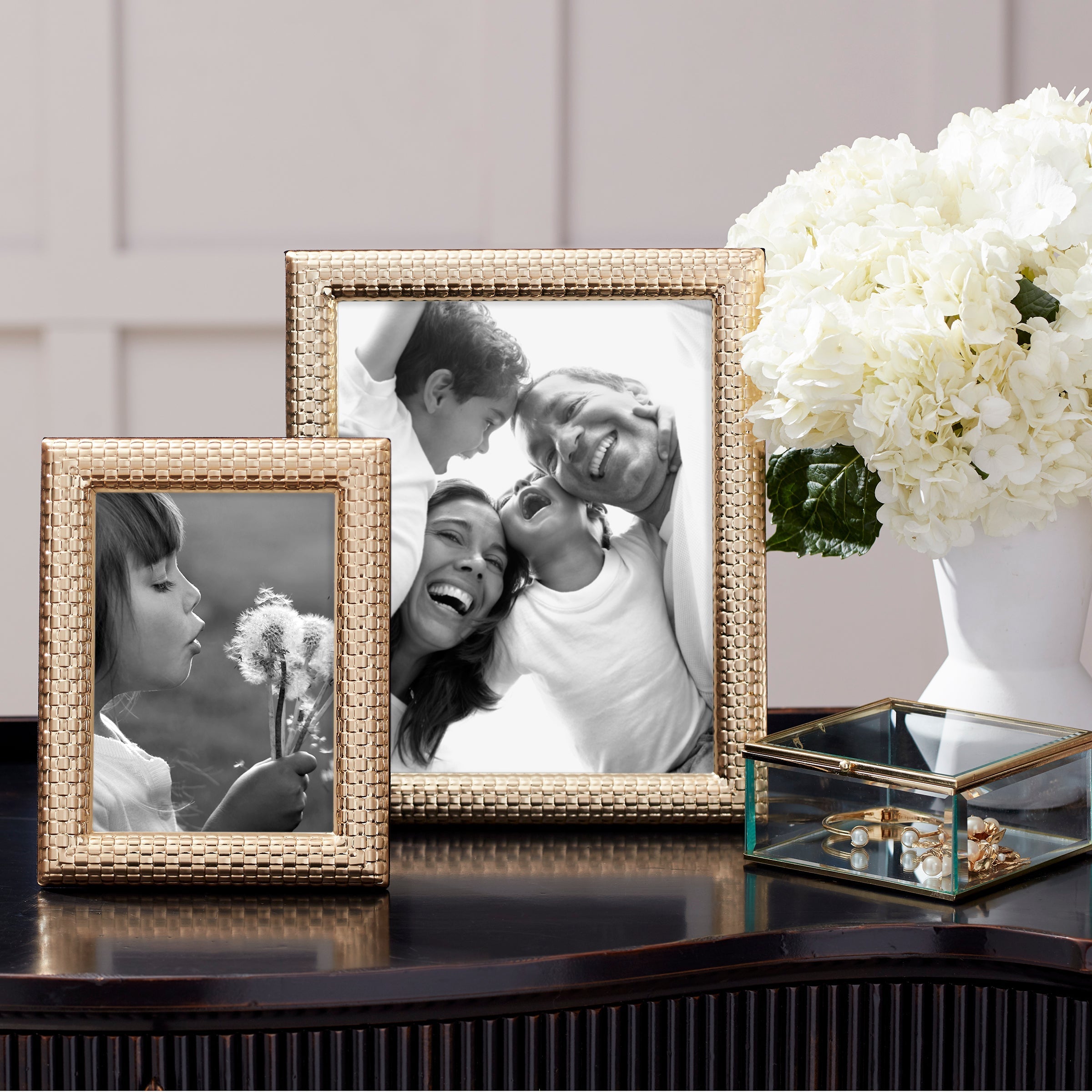 Alternative view of Watchband Satin Gold 5" x 7" Photo Frame